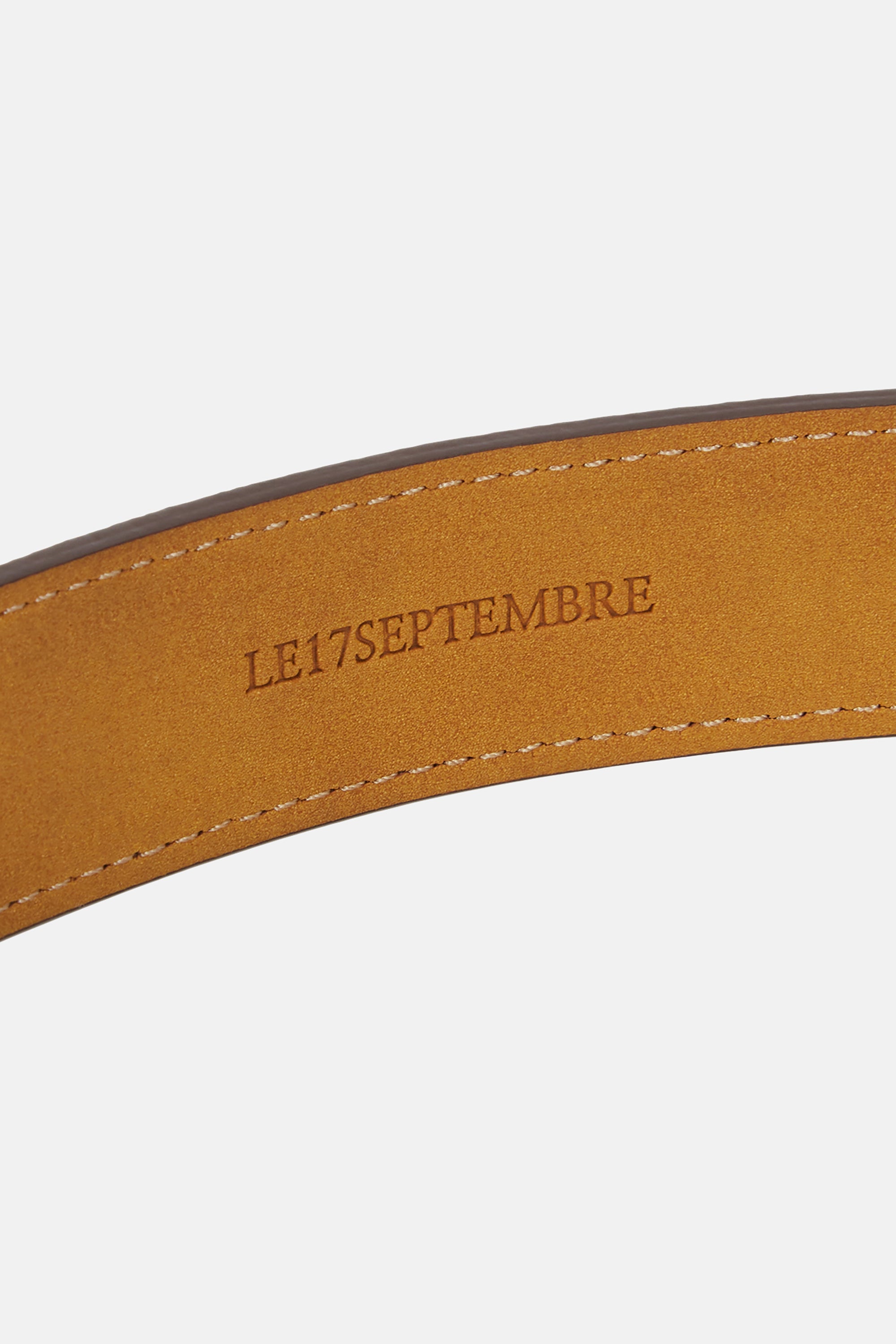 Brown Western Suede Belt