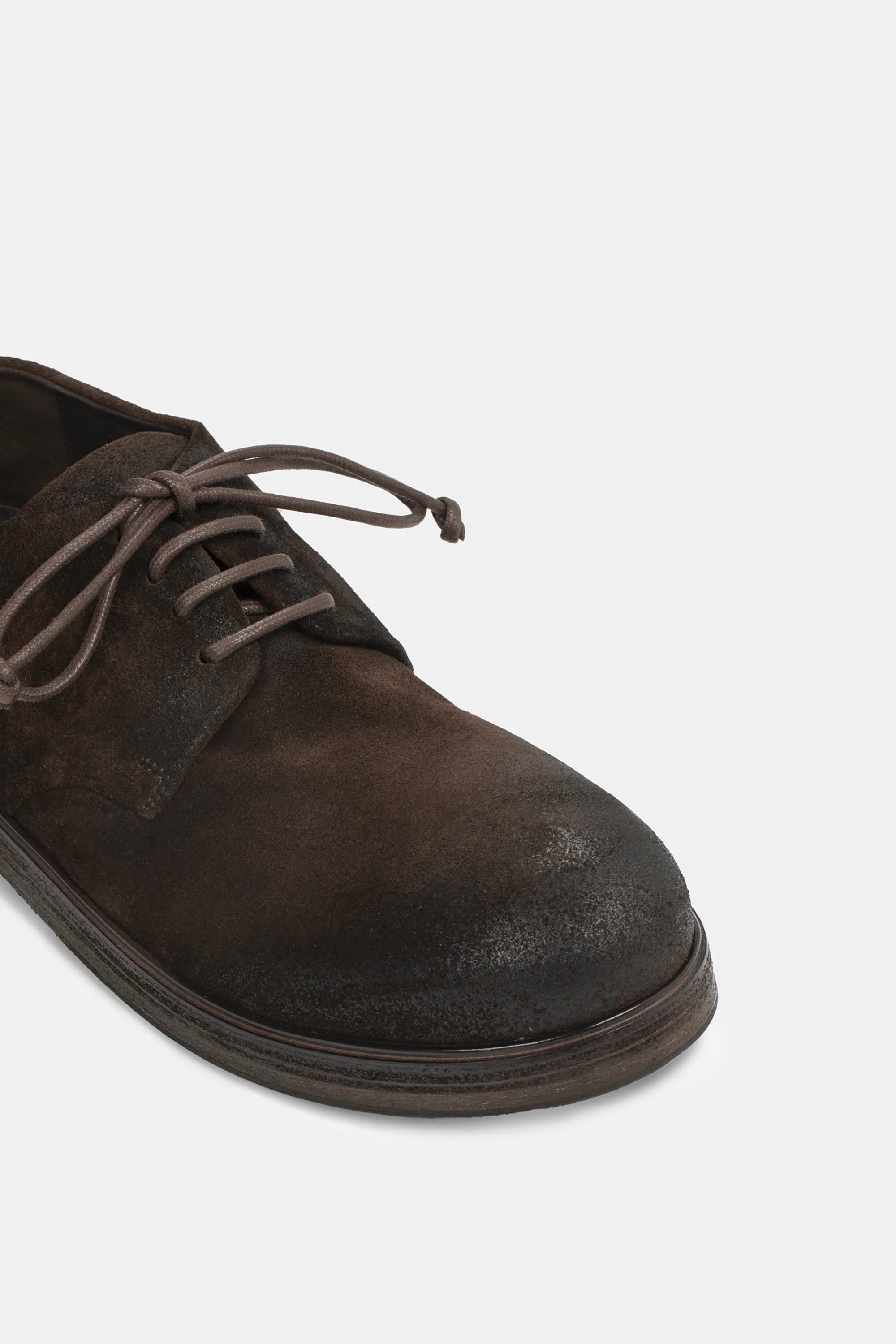 Zucca Zeppa Suede Derby Shoes