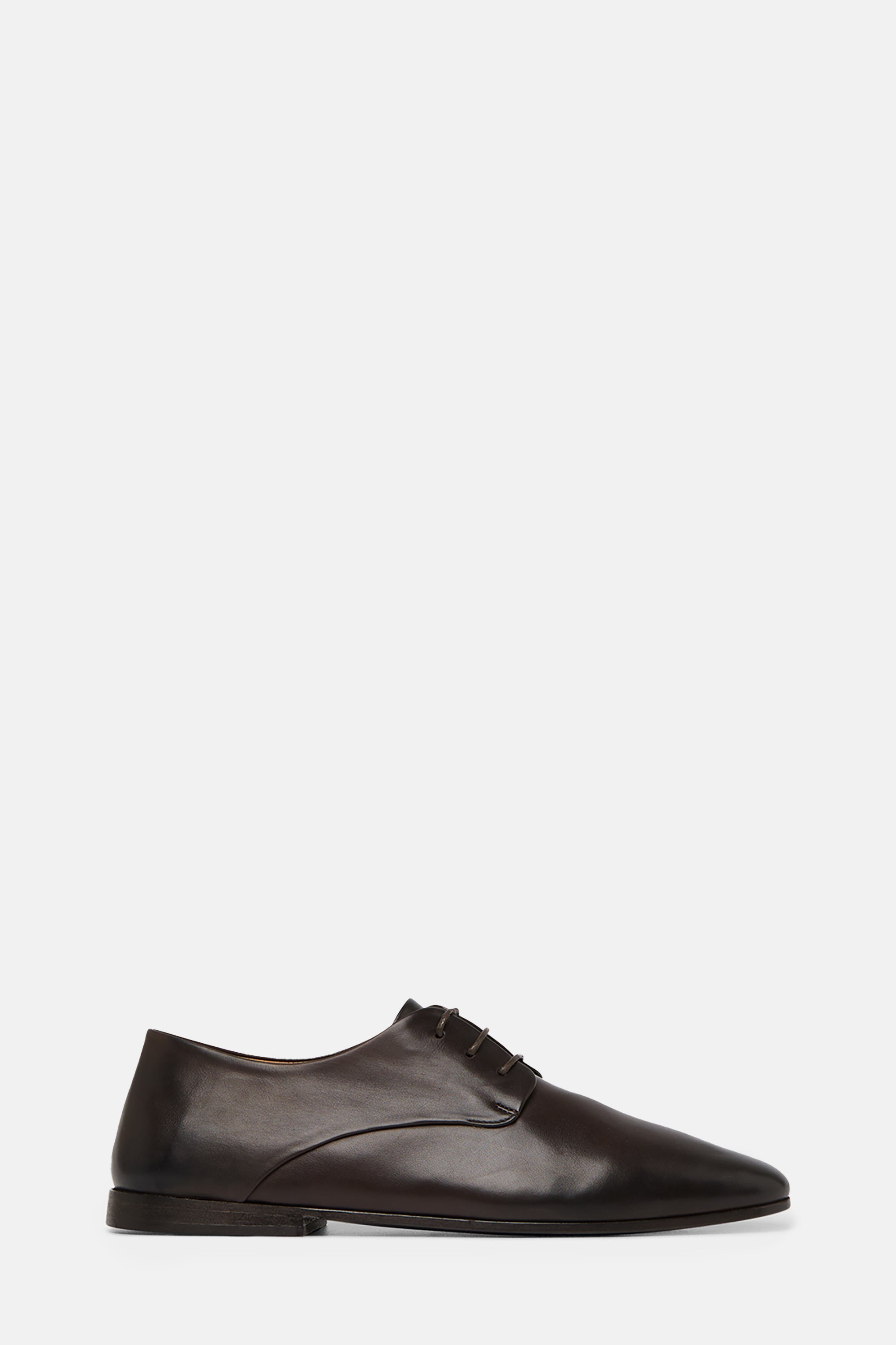 Scivolo Dark Brown Leather Derby Shoes