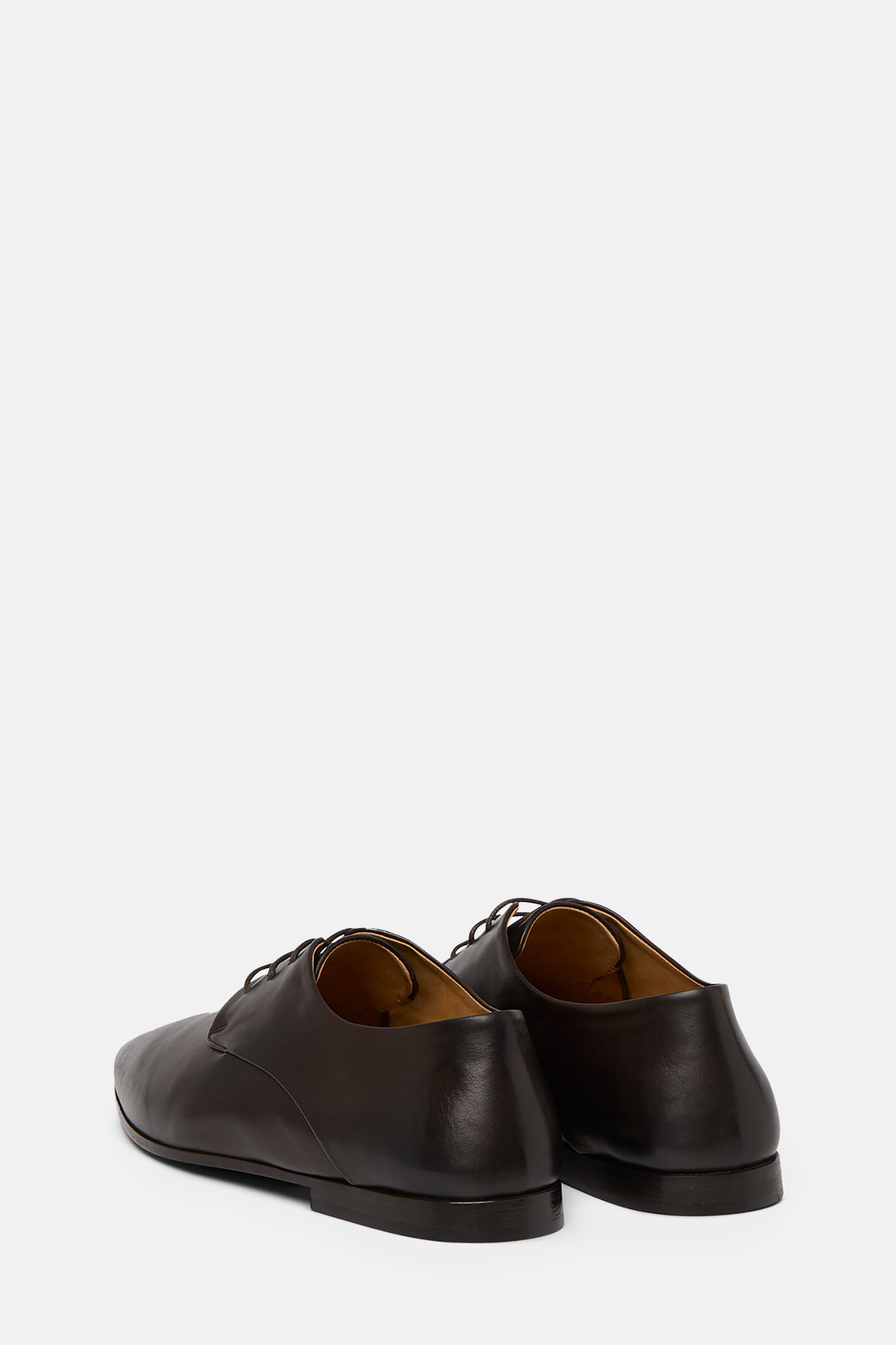 Scivolo Dark Brown Leather Derby Shoes