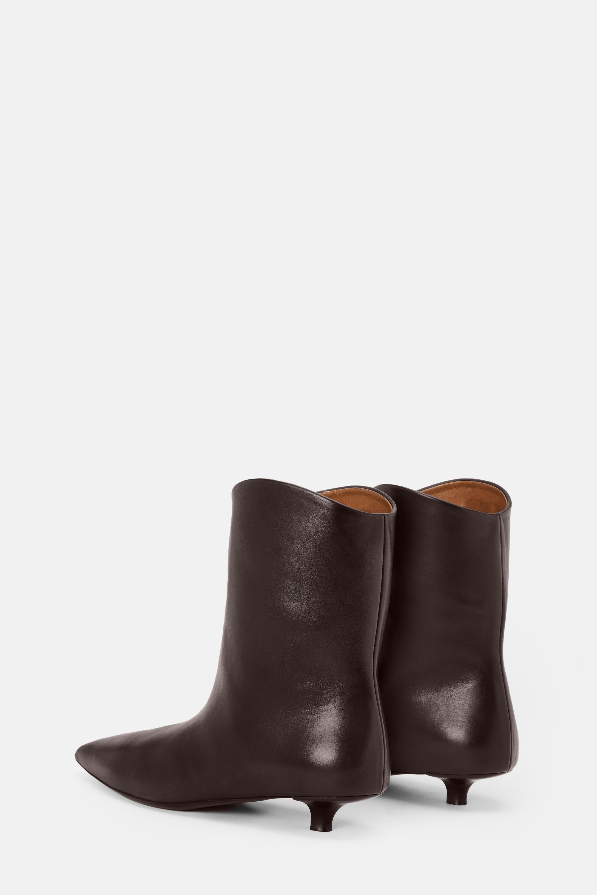 Spino Texano Dark Brown Leather Ankle Boots