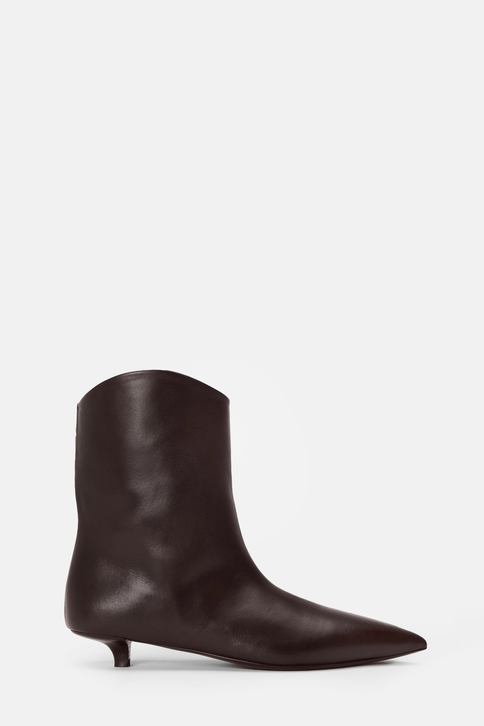 Spino Texano Dark Brown Leather Ankle Boots