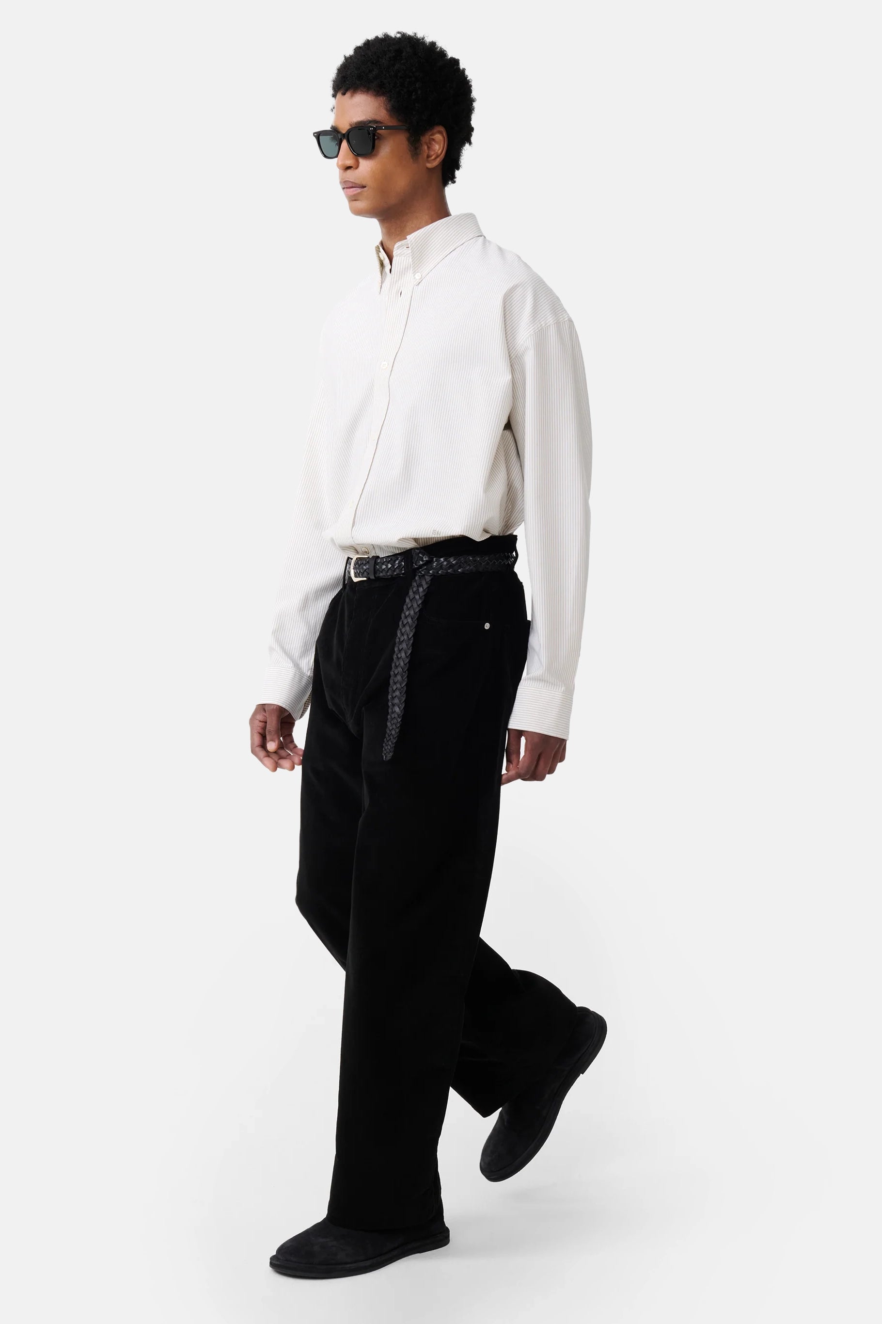 Black Paolo Corduroy Pant