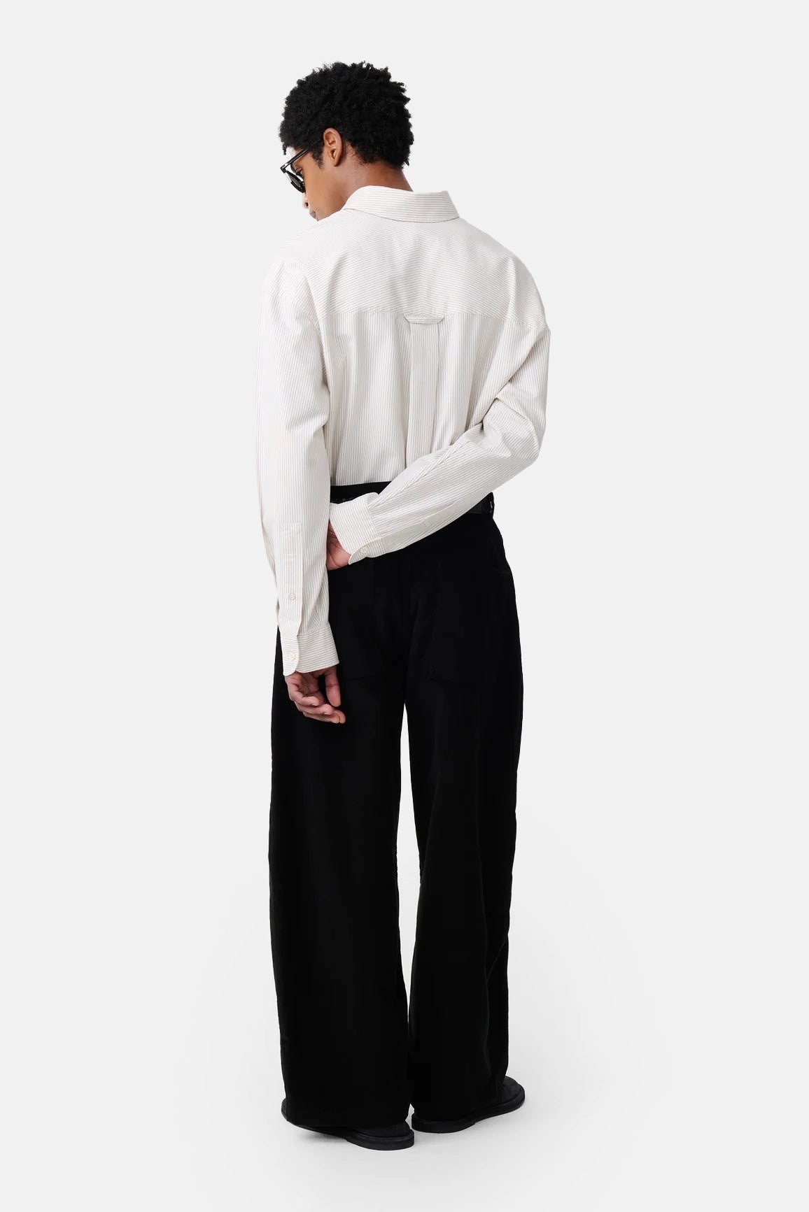 Black Paolo Corduroy Pant