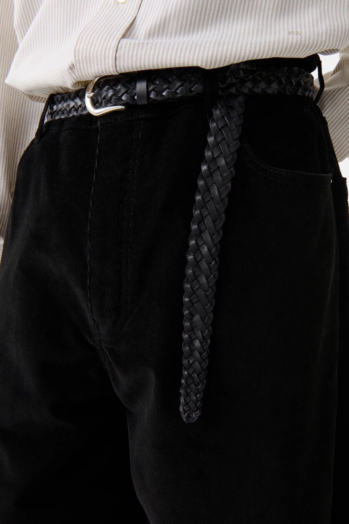 Black Paolo Corduroy Pant