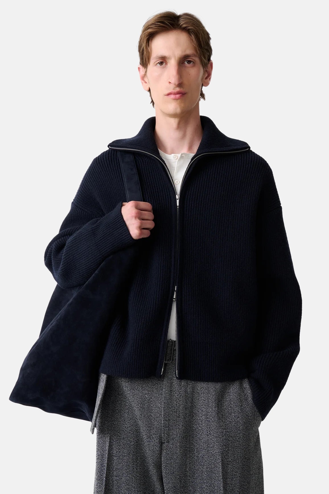 Darkest Navy Sandos Jumper