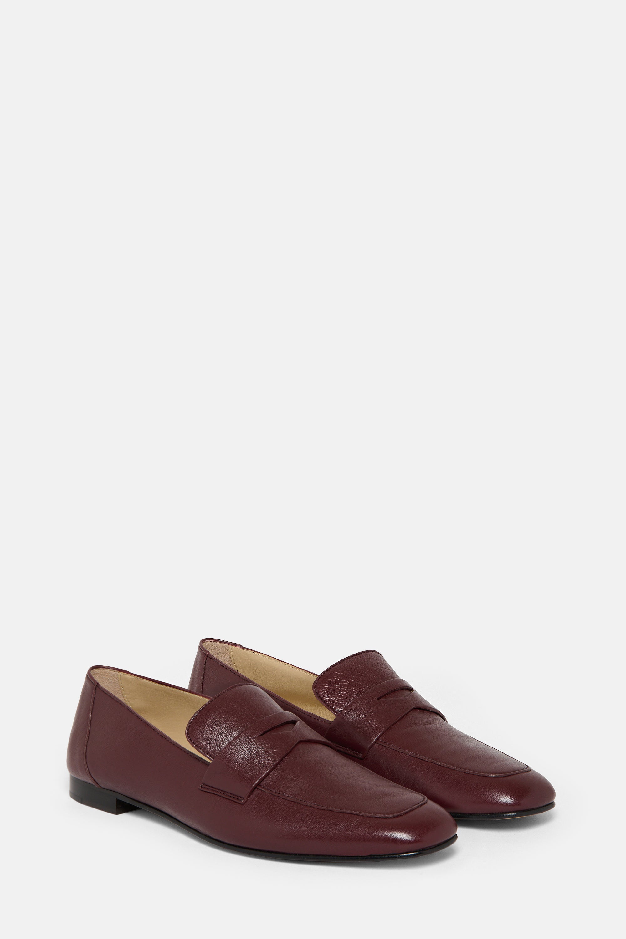 Oxblood Loafer Leather Placket