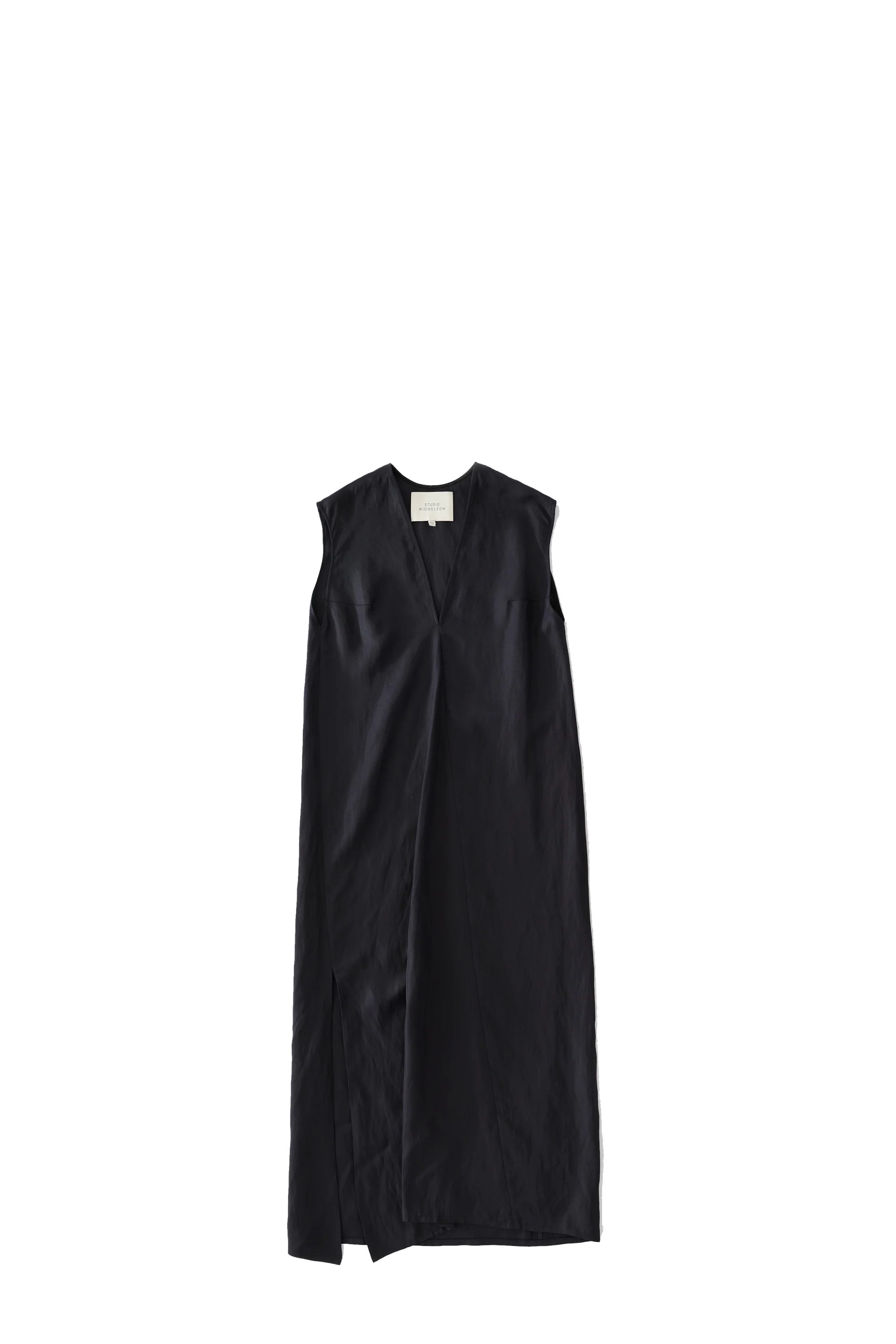 Darkest Navy Lise Linen Dress