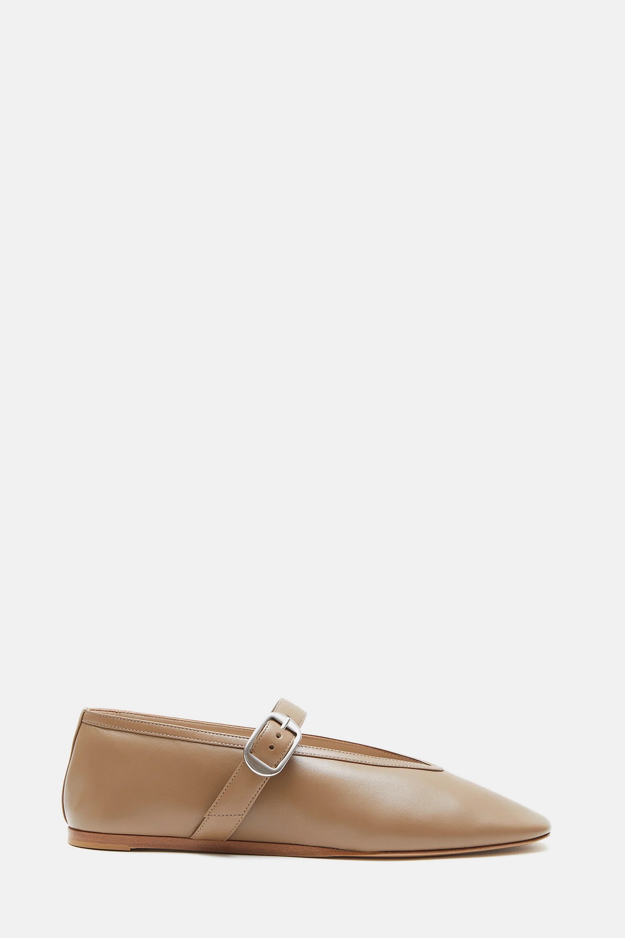 Taupe Leather Stella Slipper