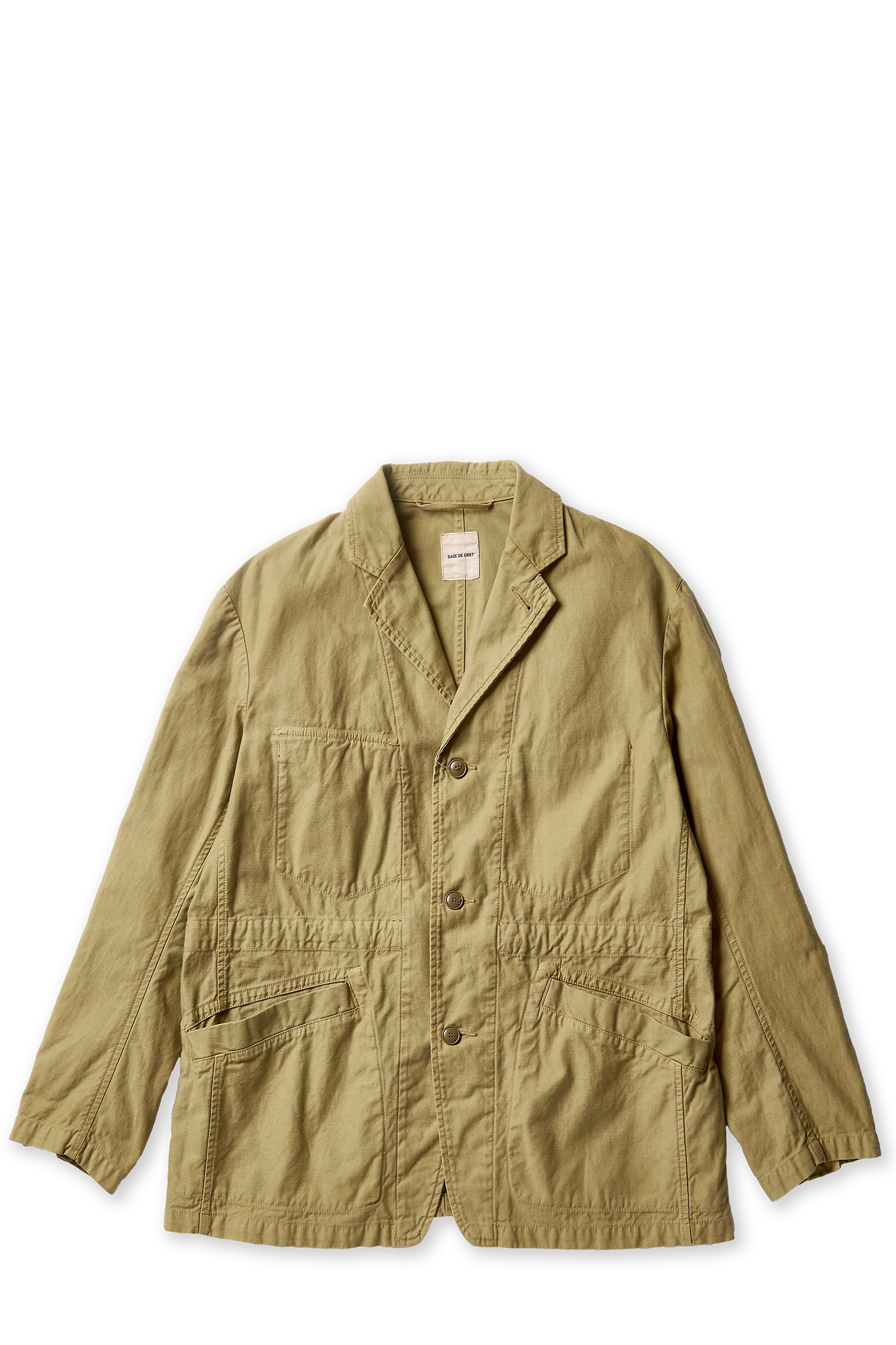 Back Satin Coverall Jacket