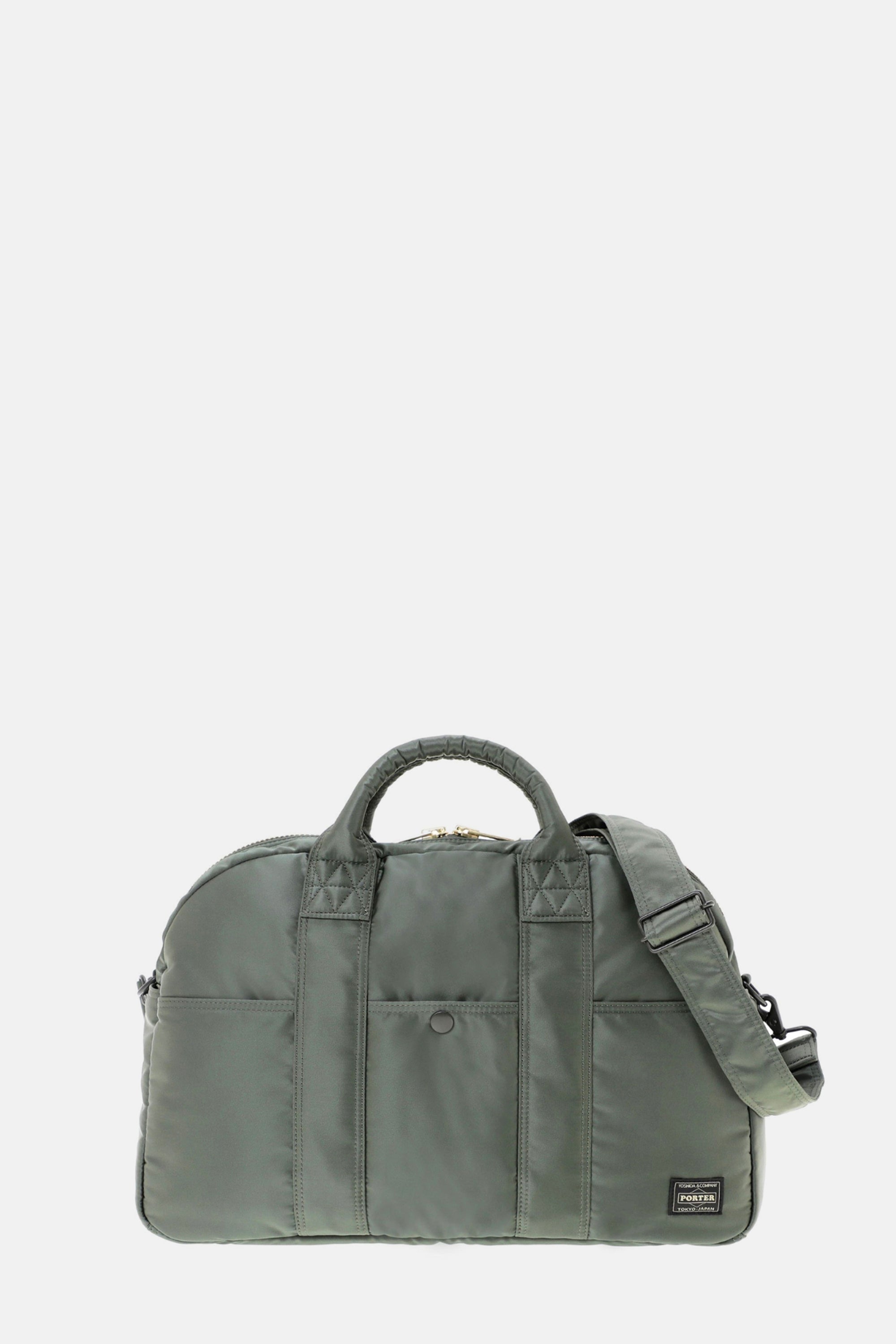Sage Green Tanker Boston Bag (L)
