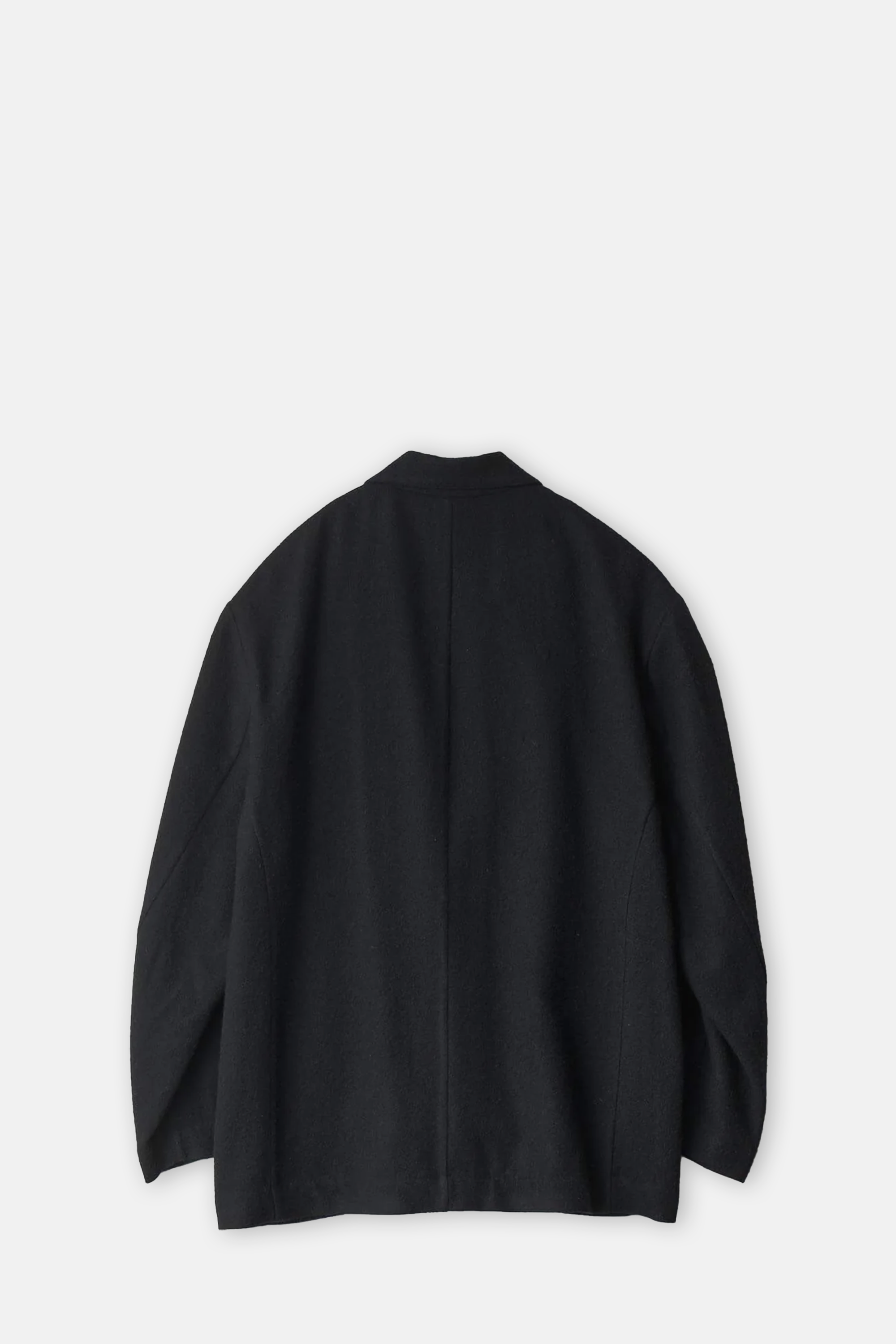 Black Wool and Cashmere Fleece Jacket