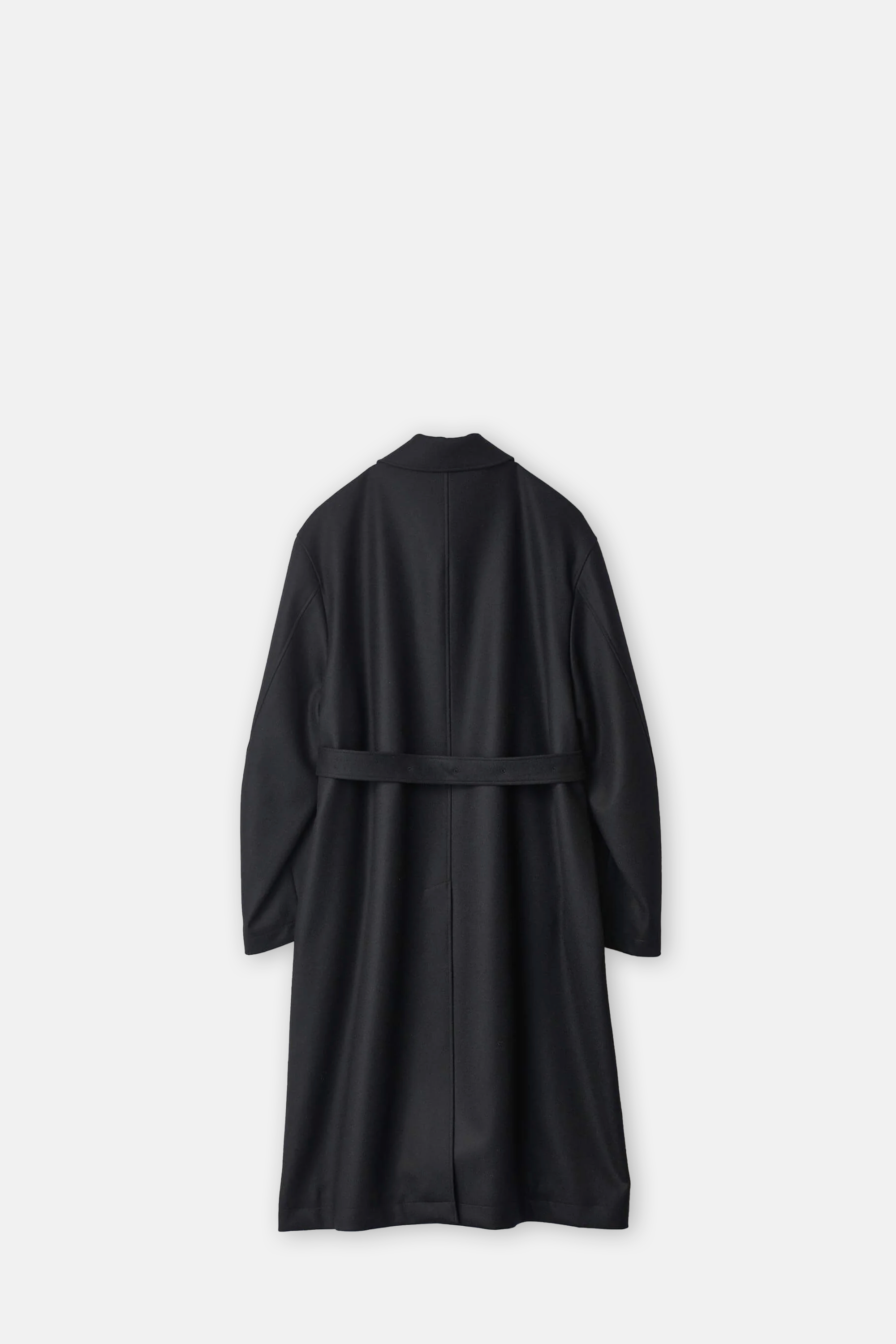 Black Oversized Investigated Coat