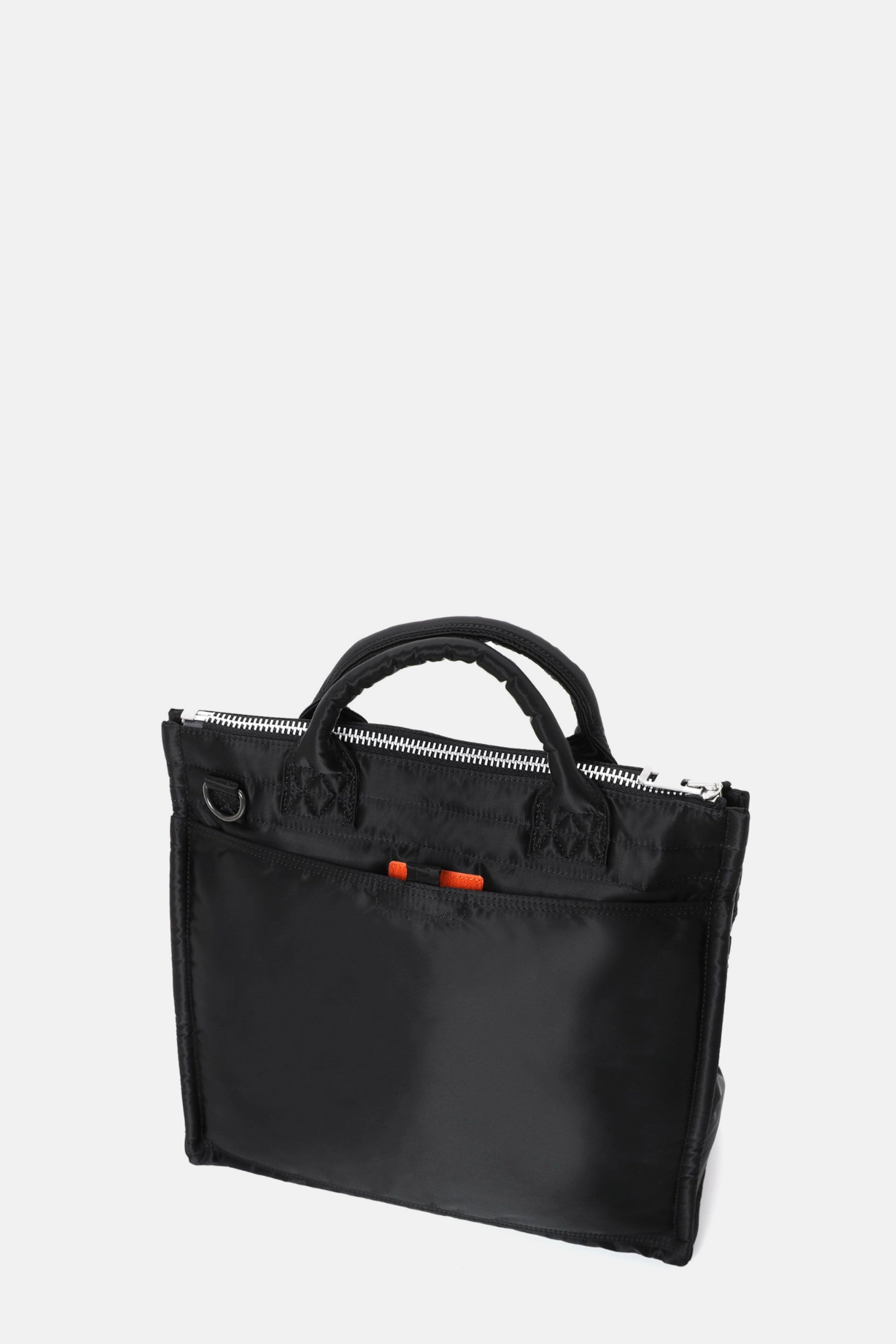 Black Tanker Square Tote Bag (L)