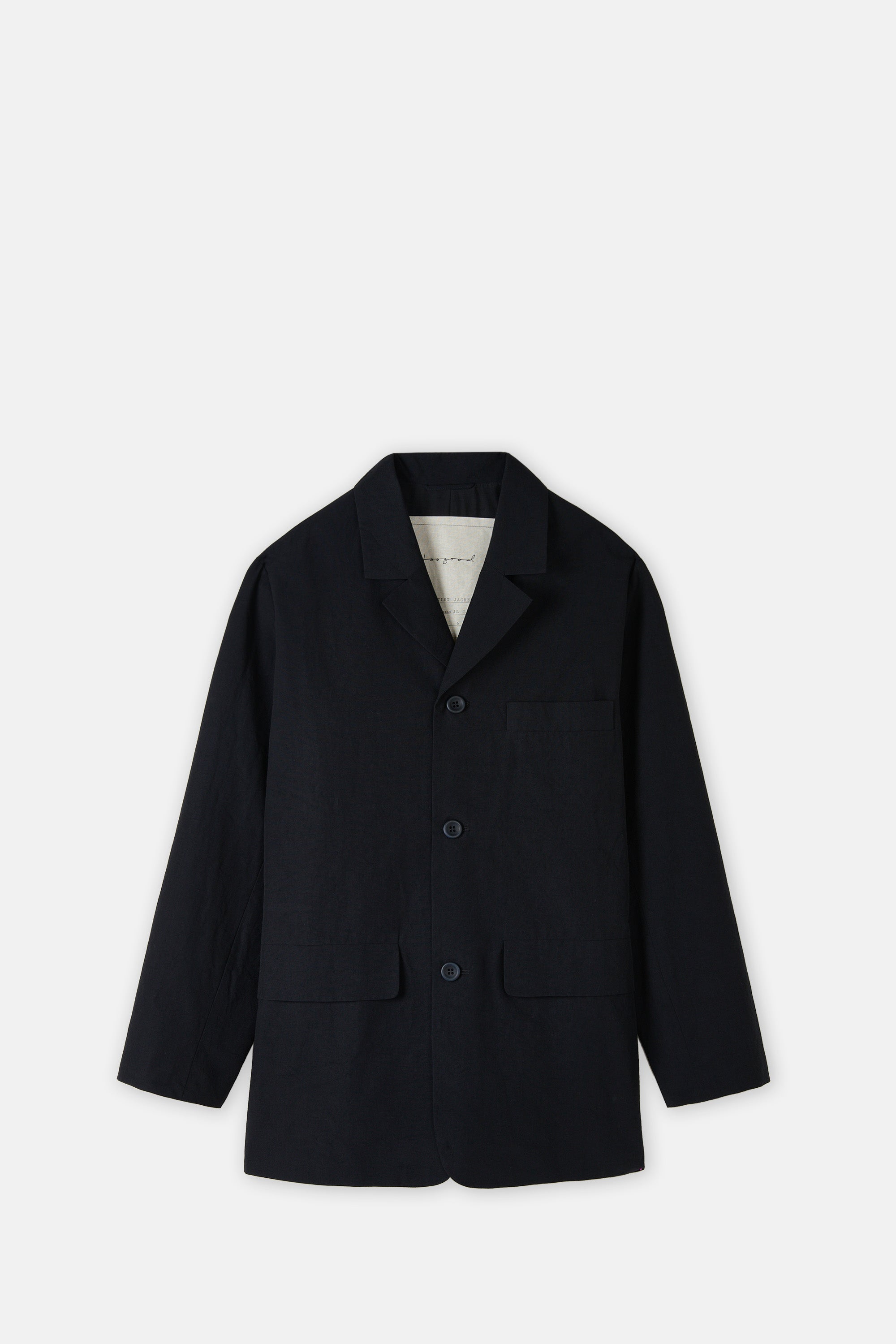 The Artist Jacket Structured Cotton Ink