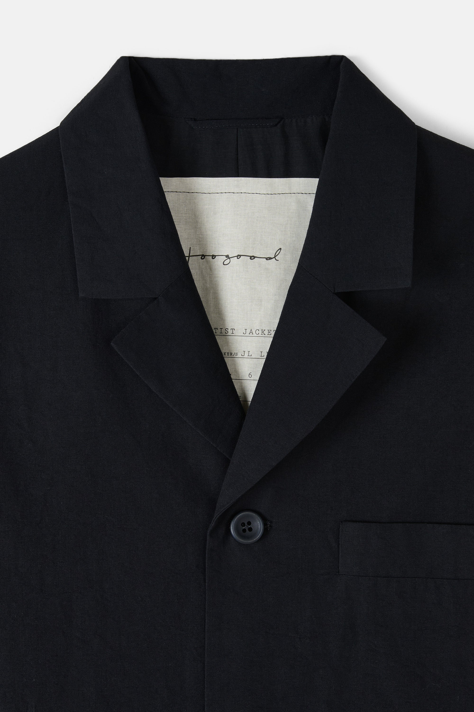 The Artist Jacket Structured Cotton Ink