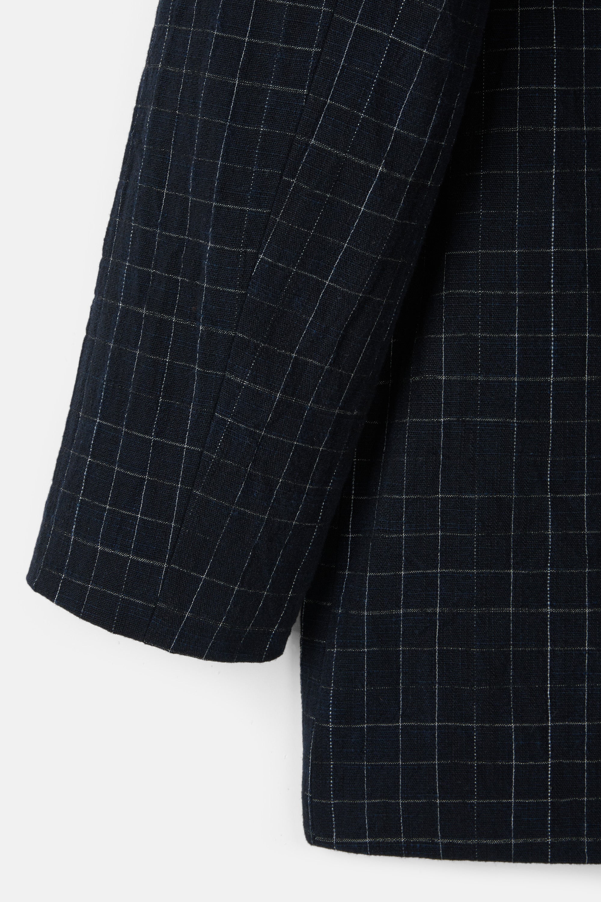 The Artist Jacket Crumpled Check Ink