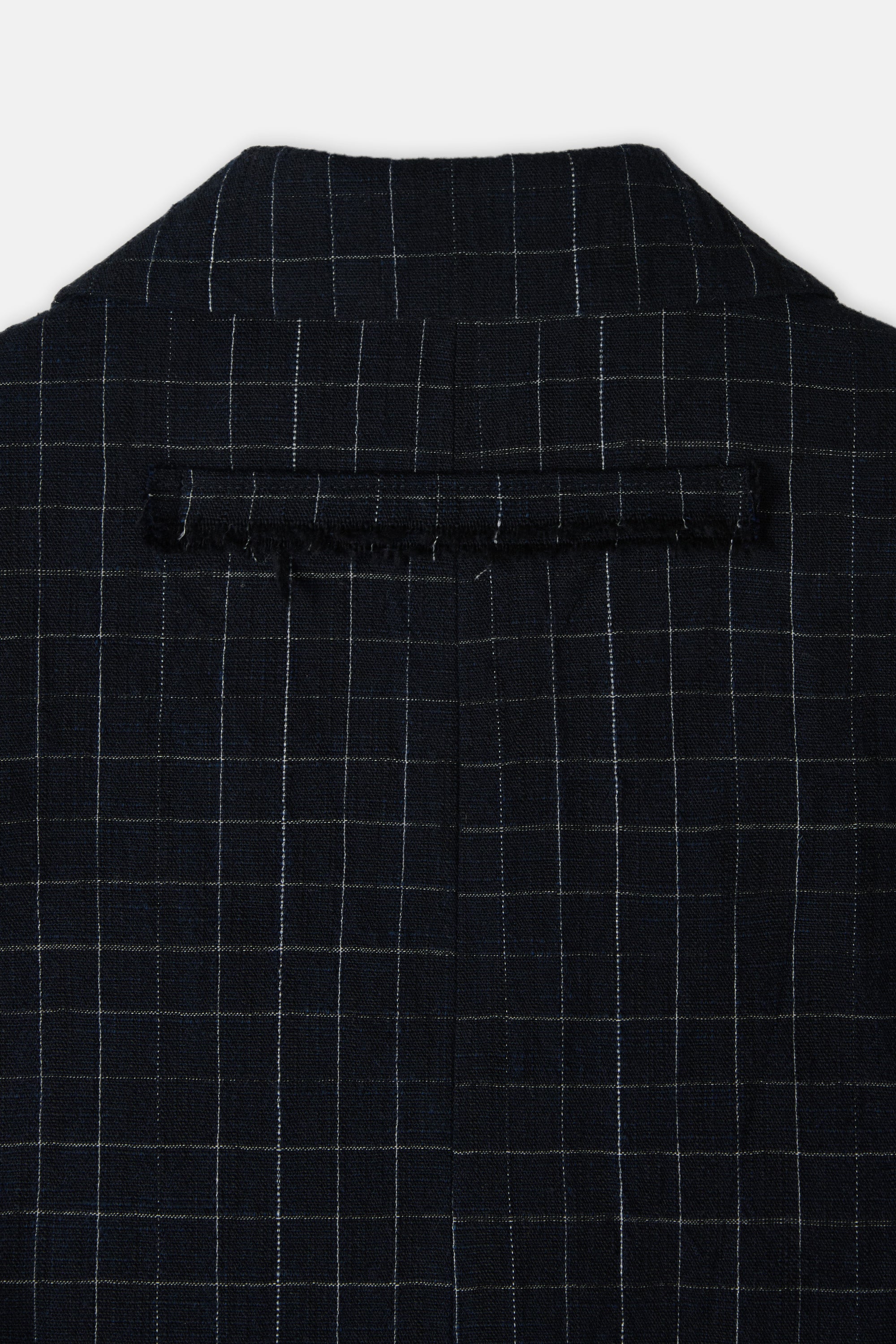 The Artist Jacket Crumpled Check Ink