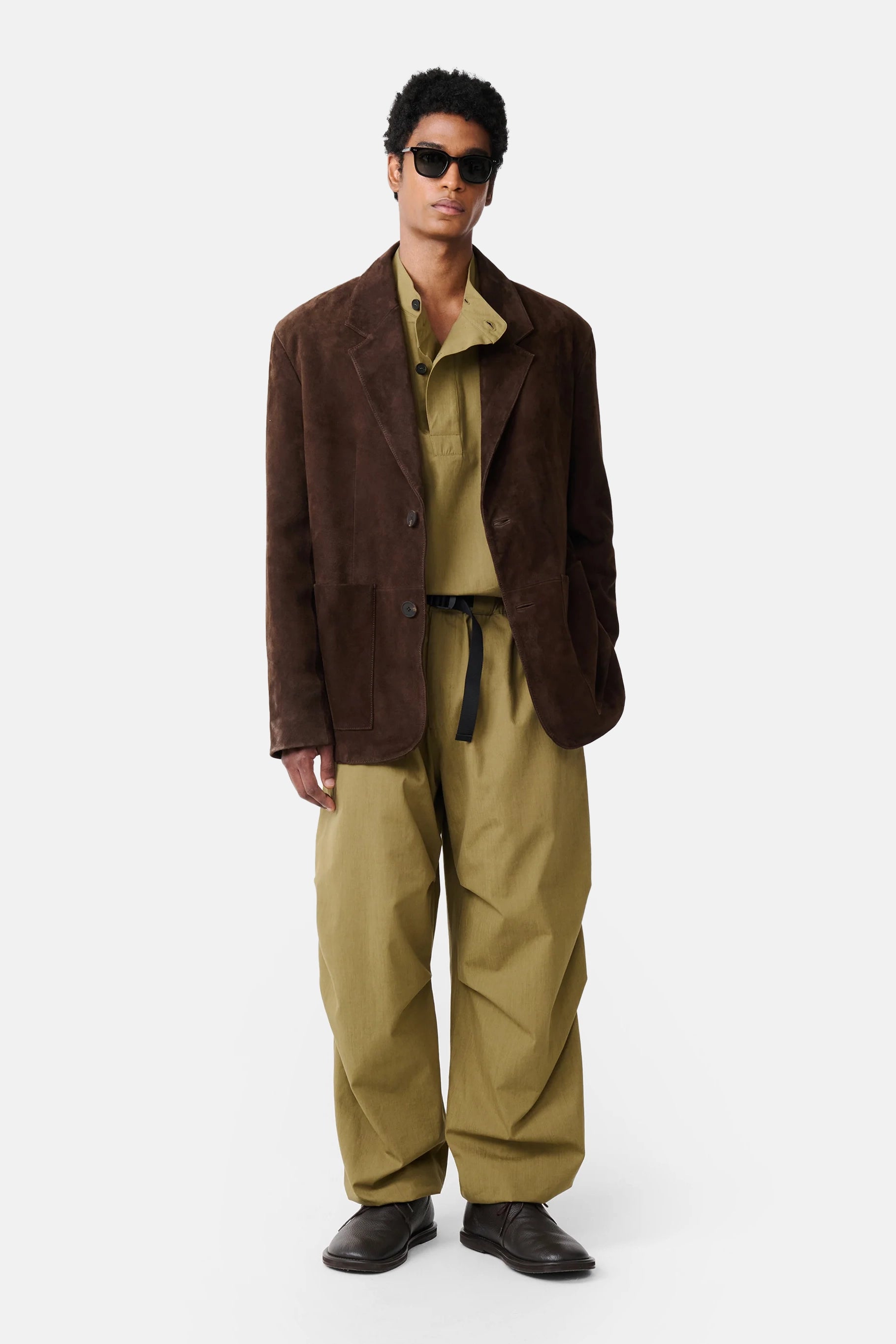 Brown Tiko Suede Jacket