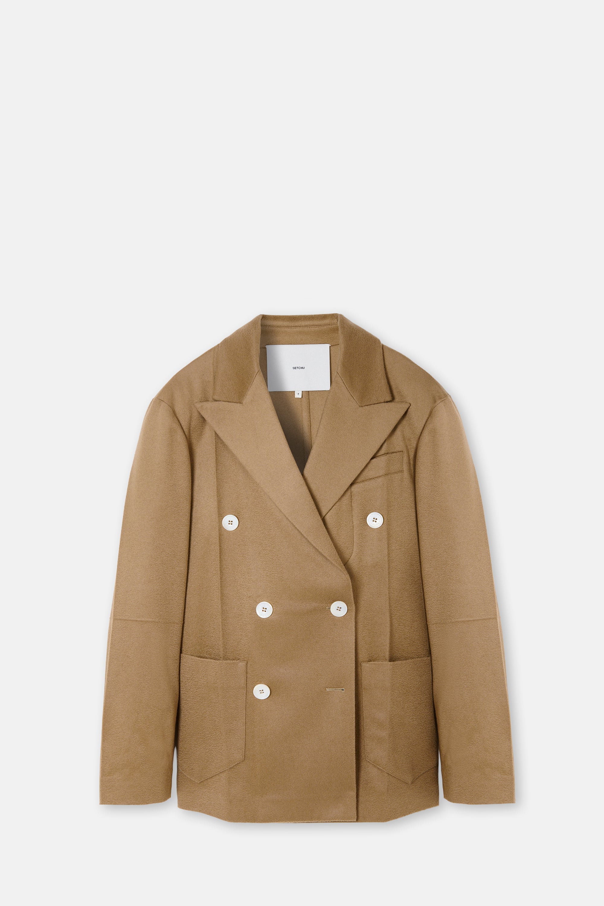 Beige Cashmere Origami Jacket