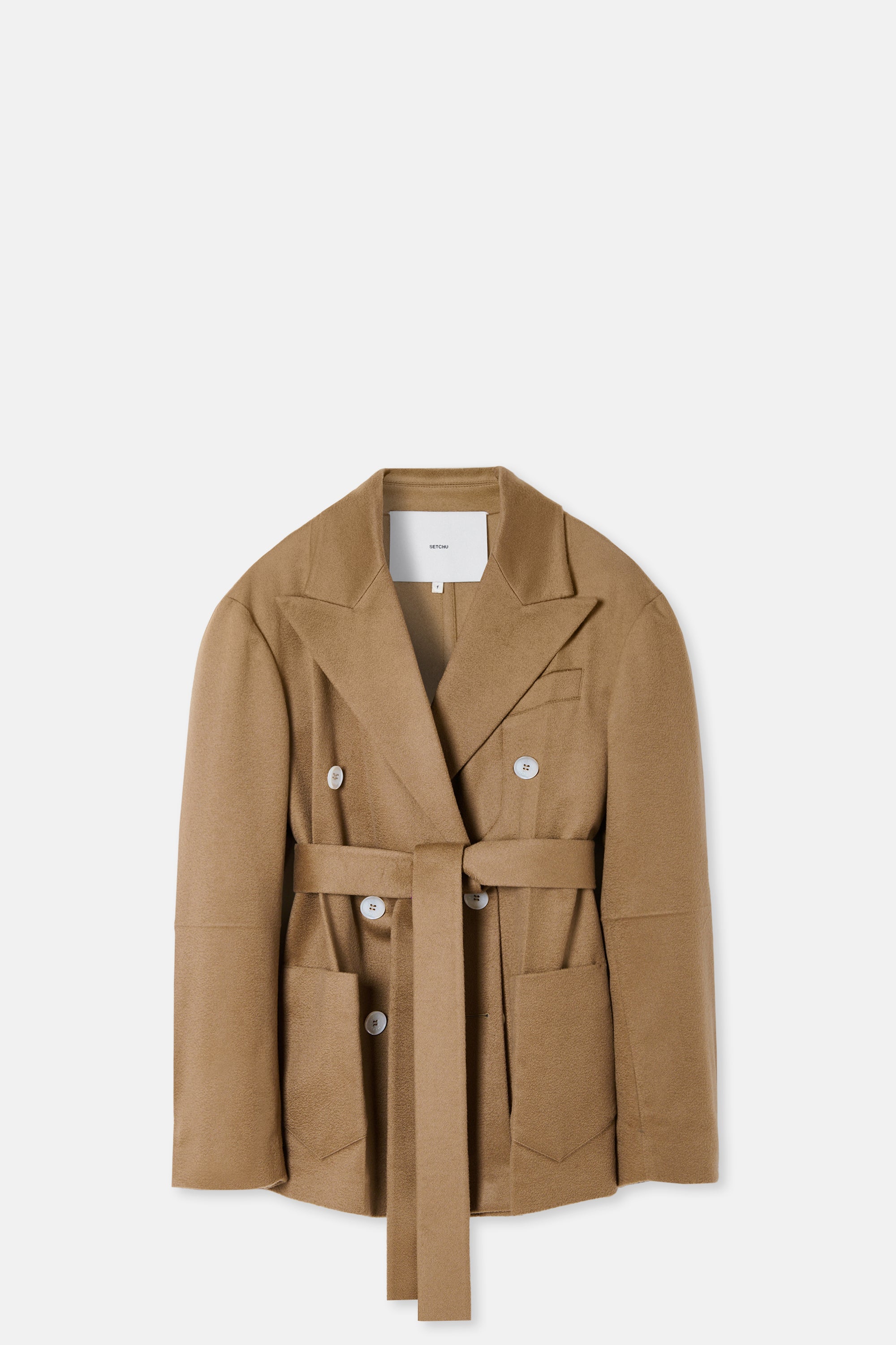 Beige Cashmere Origami Jacket