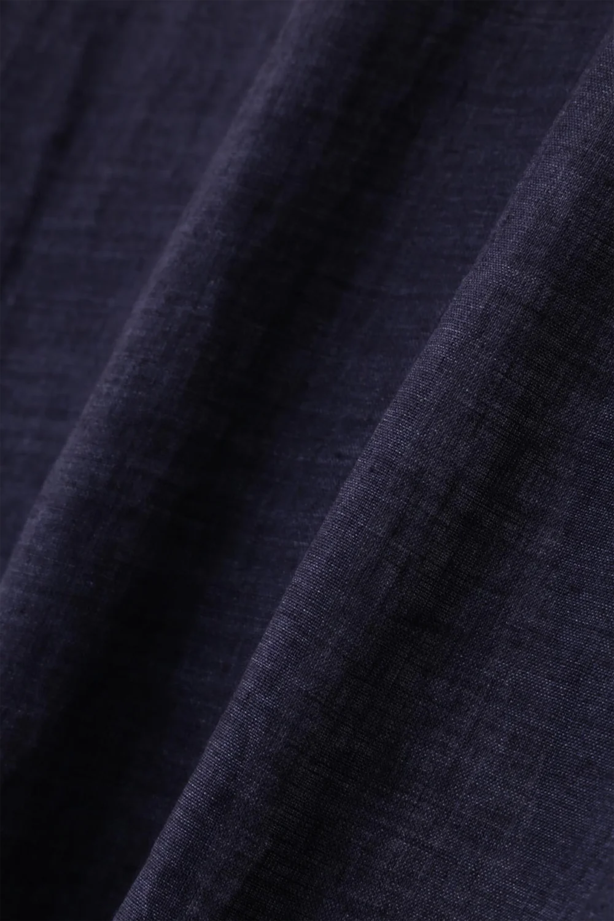 Navy Linen Poplin Jacket