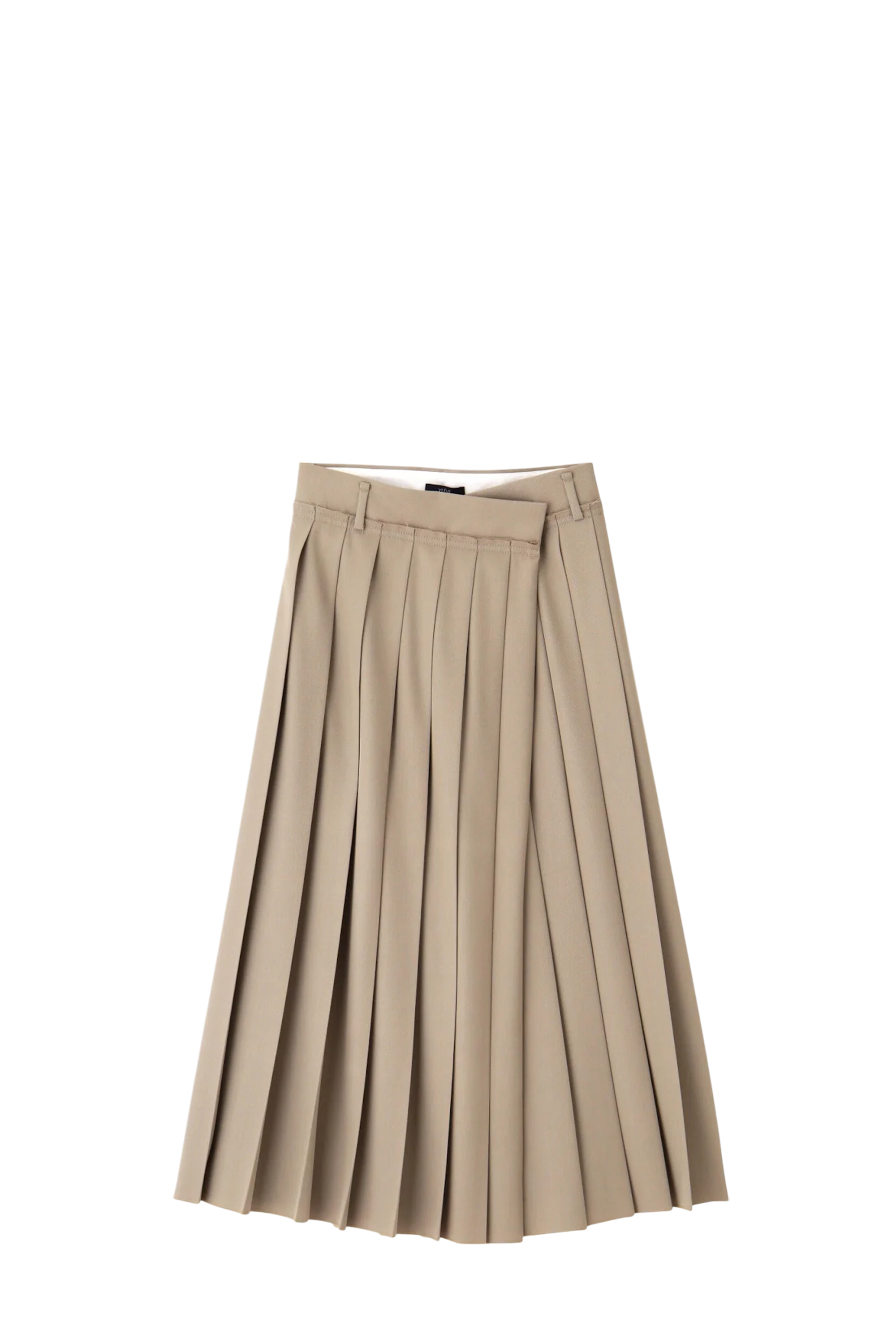 Wool Surge Pleated Skirt