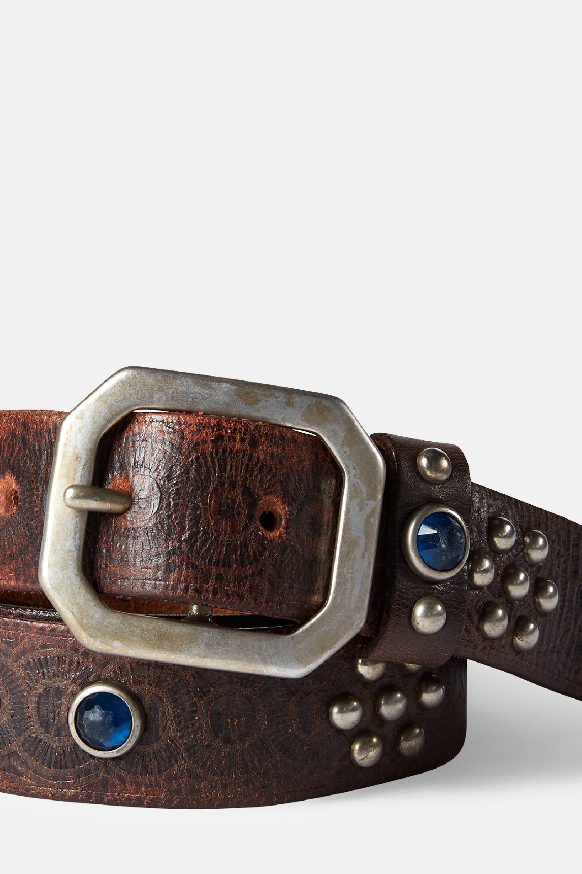 Belt Rasco Casual Tumbled Leather