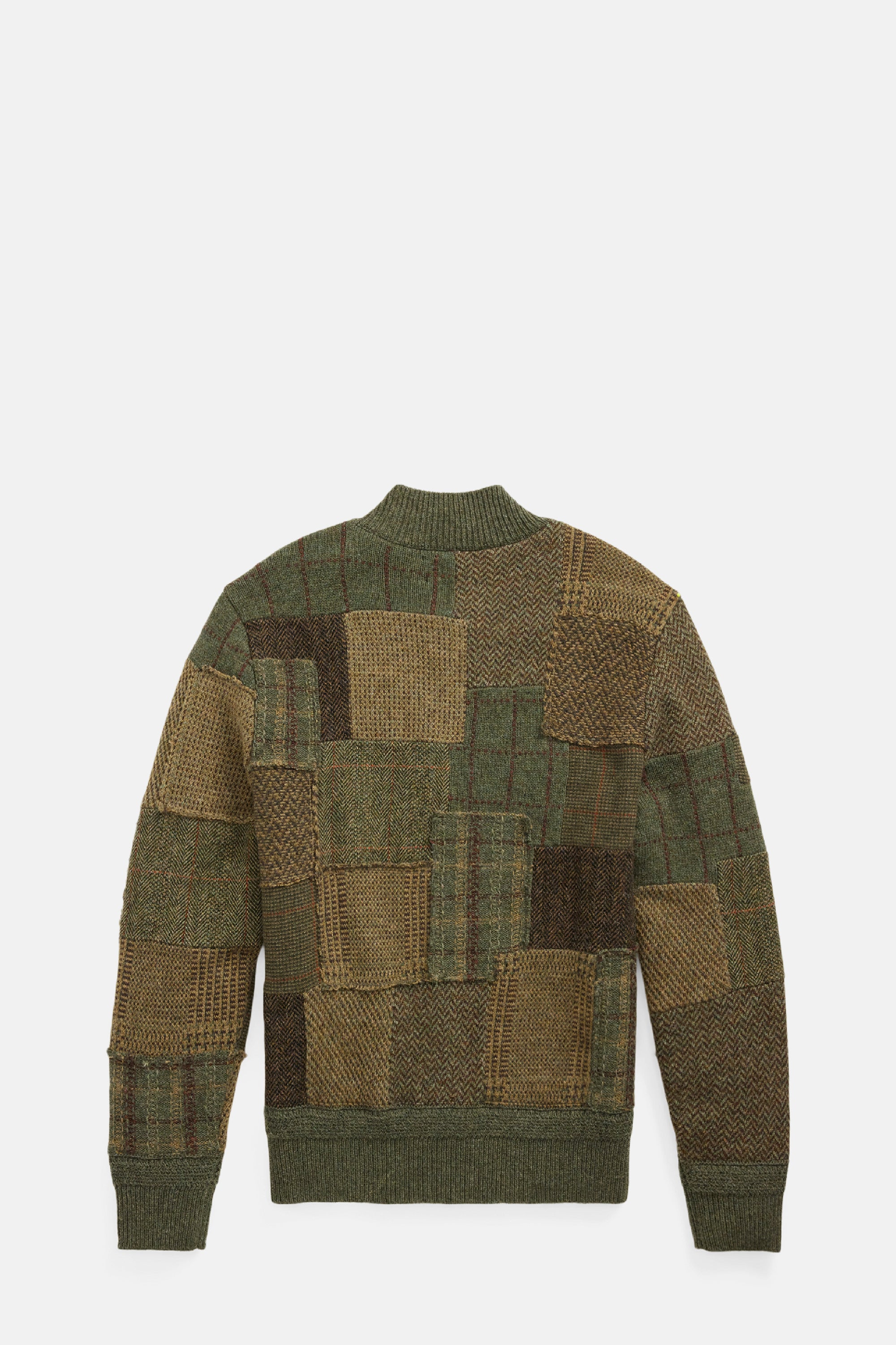 Patchwork Long Sleeve Full Zip