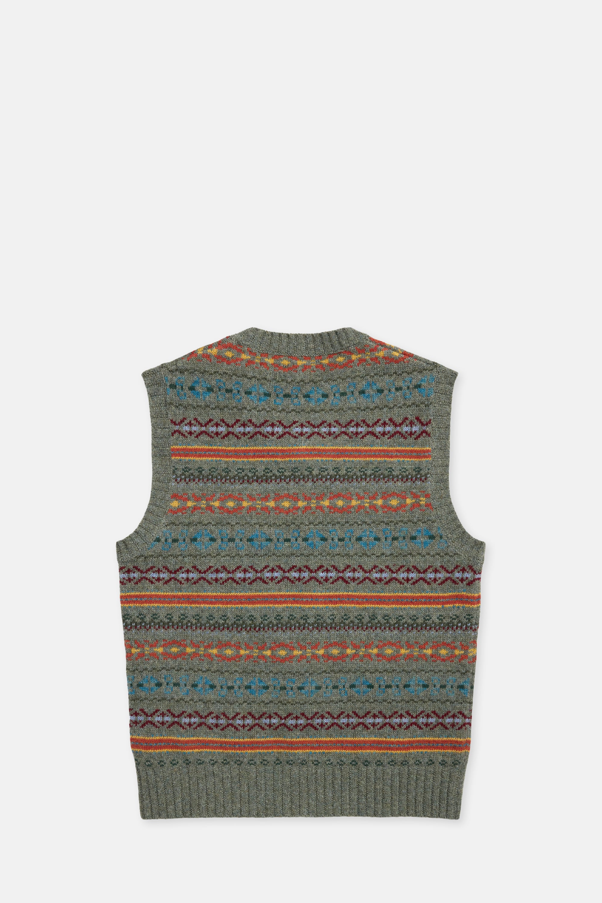Fair Isle Sleeveless Jumper