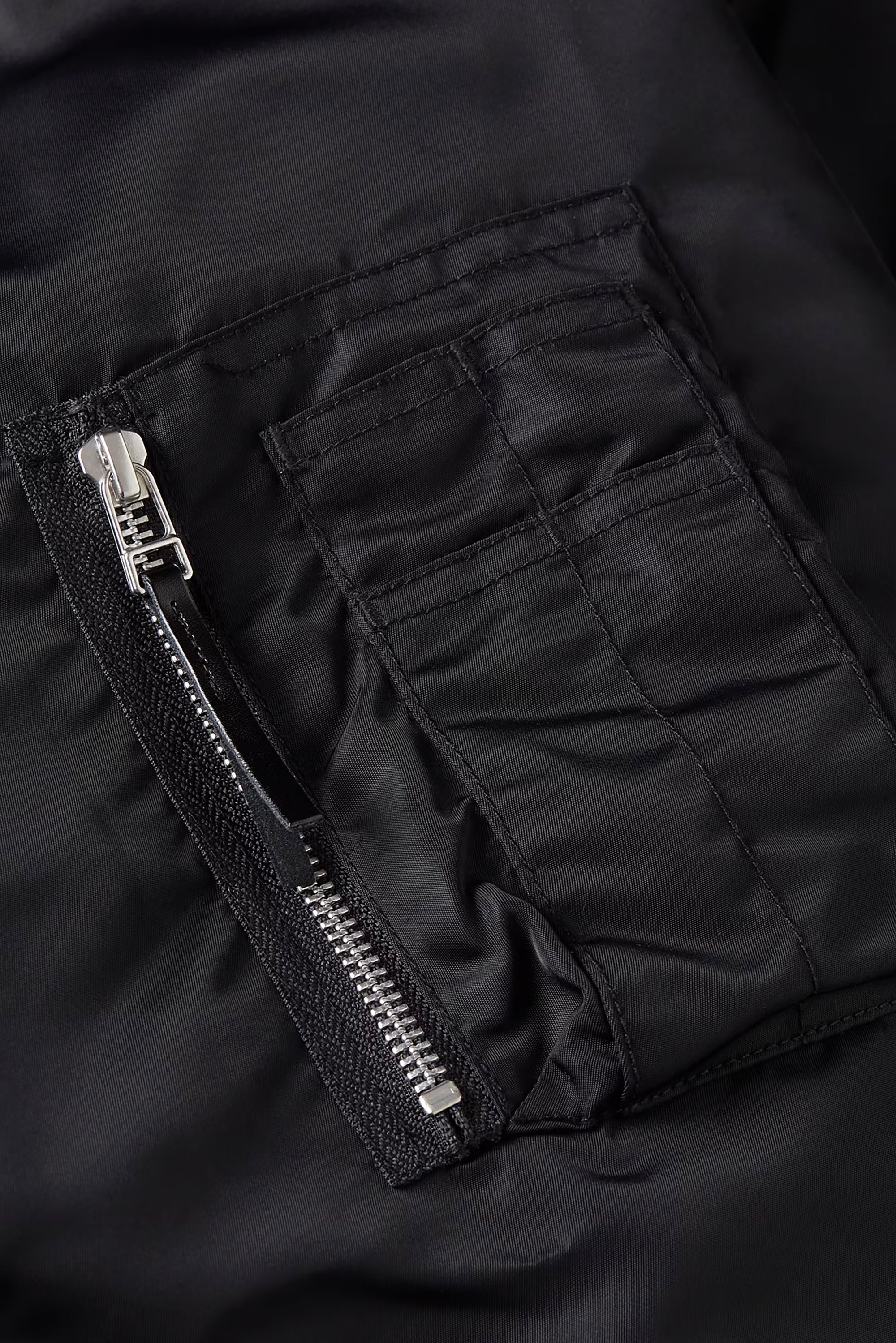 Black Flight Bomber Jacket