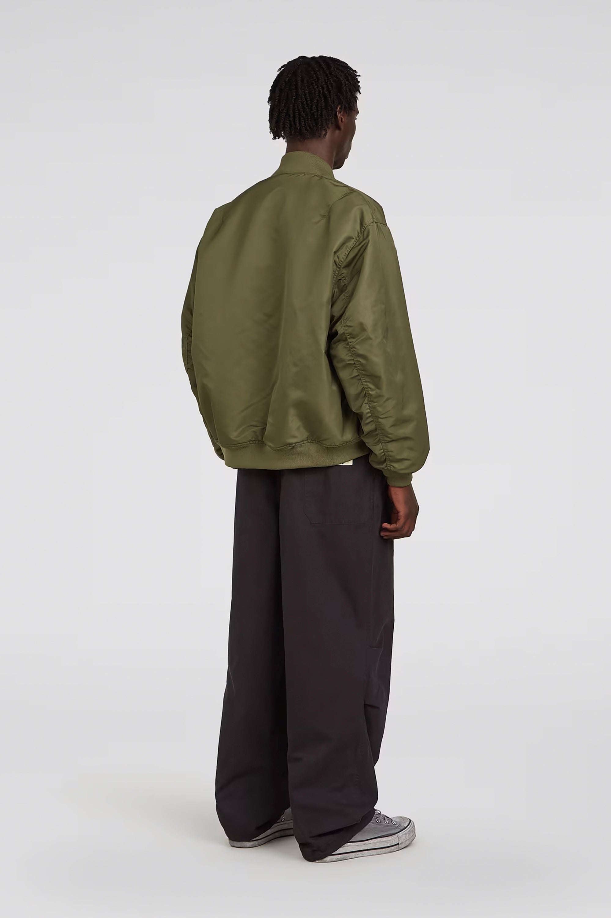 Dark Khaki Flight Bomber Jacket