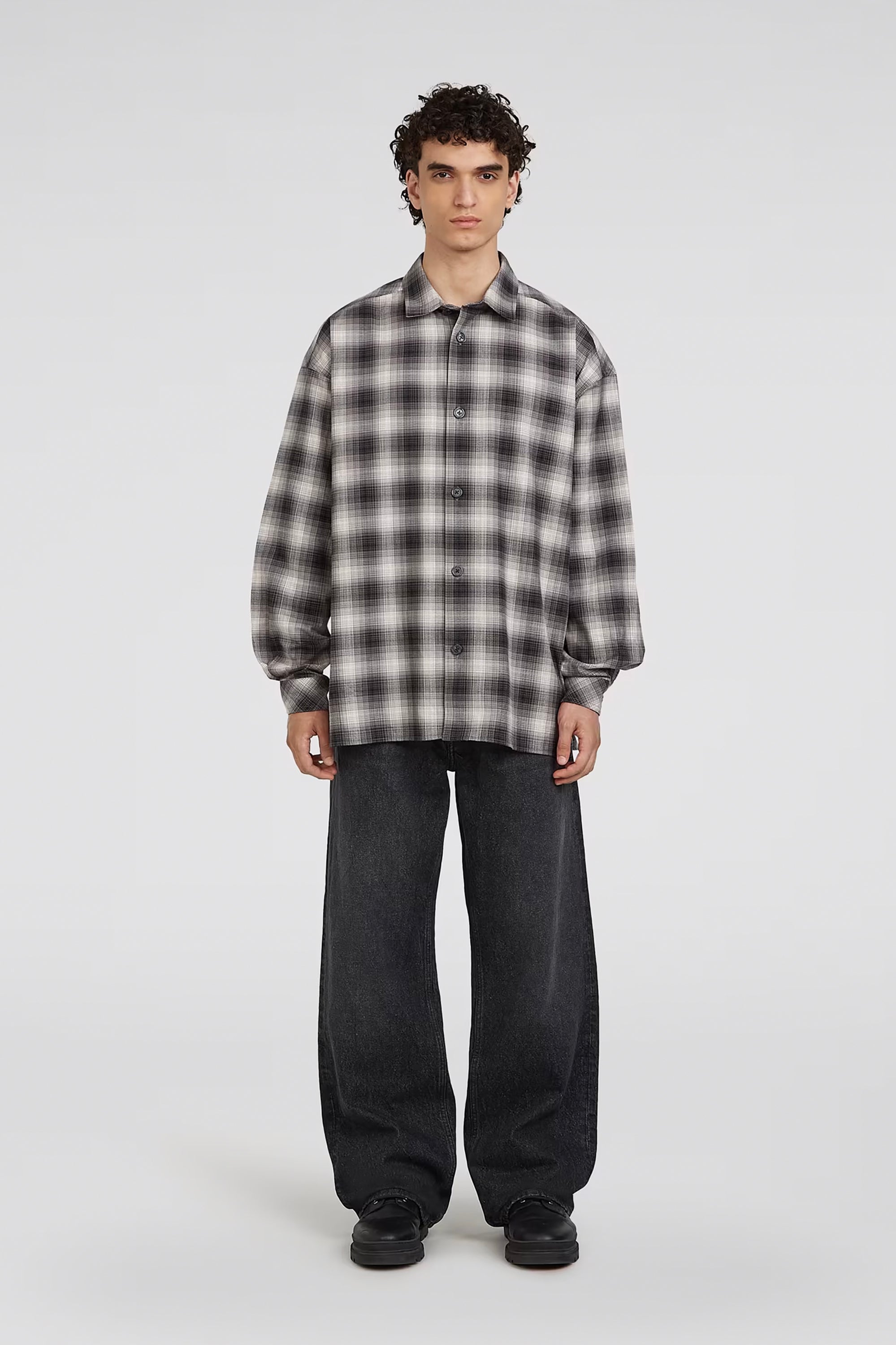 Oversized Check Shirt