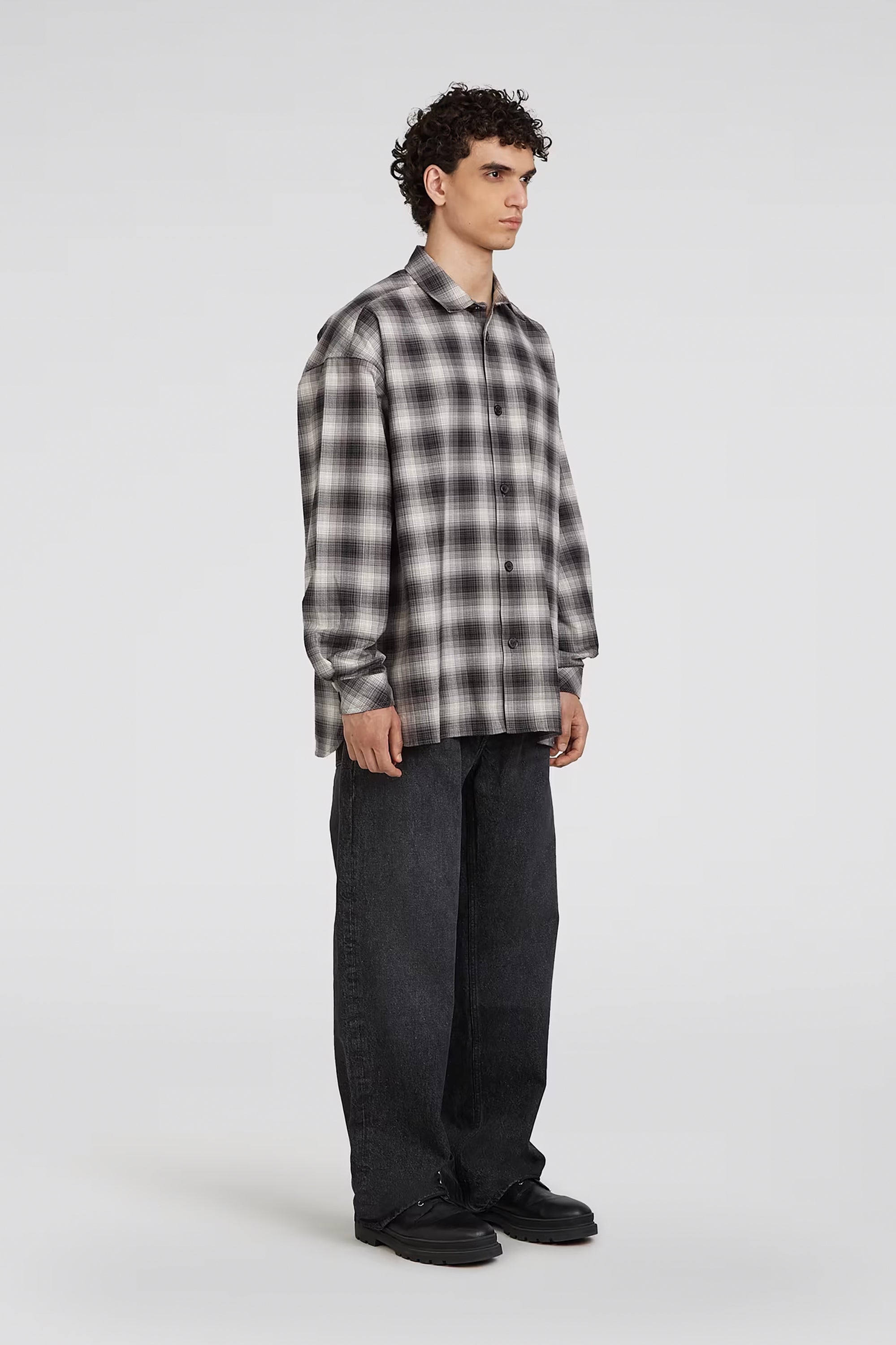 Oversized Check Shirt