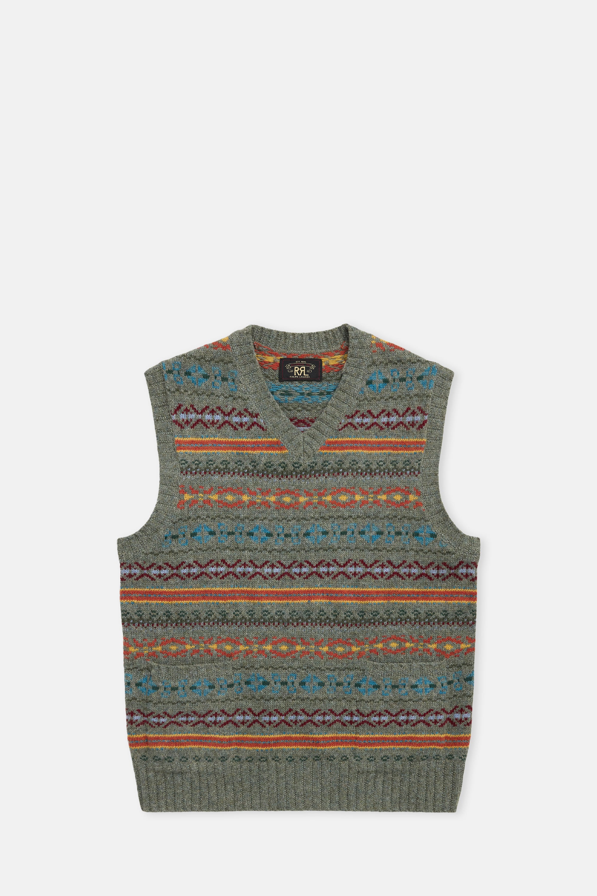 Fair Isle Sleeveless Jumper