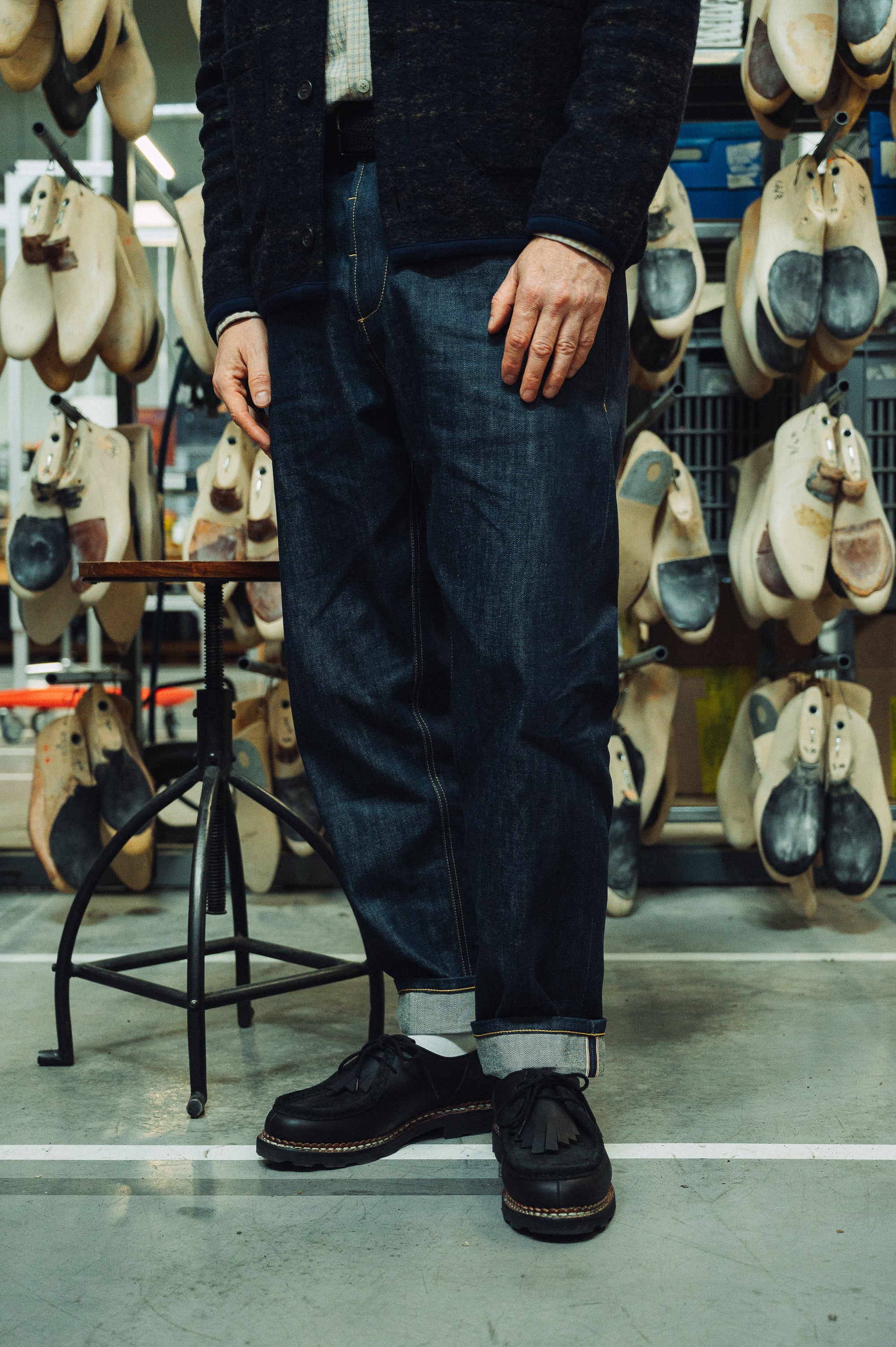 Paraboot X Universal Woorks Michael Black Velvet