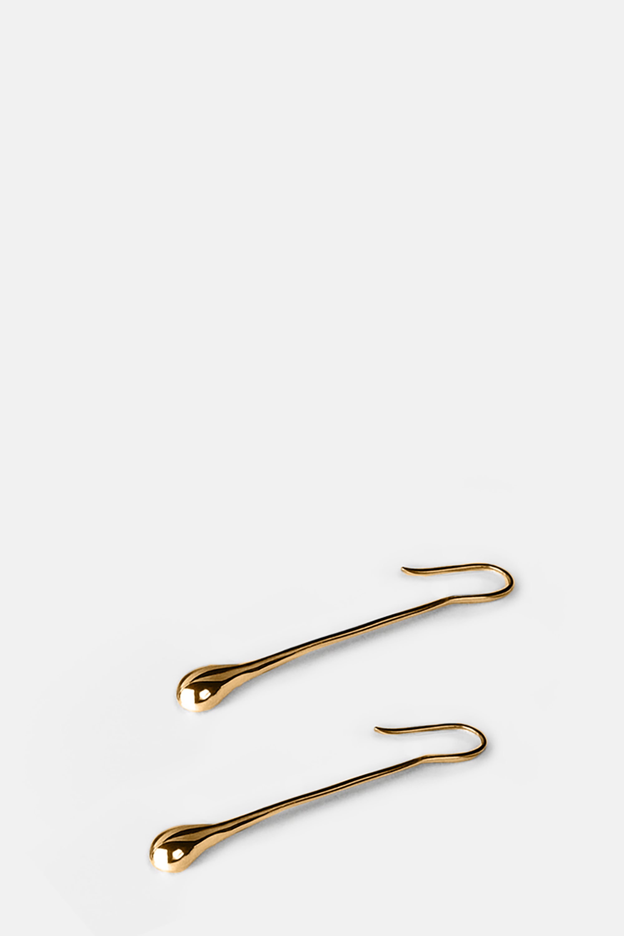 Gold Crack On Tears Earrings