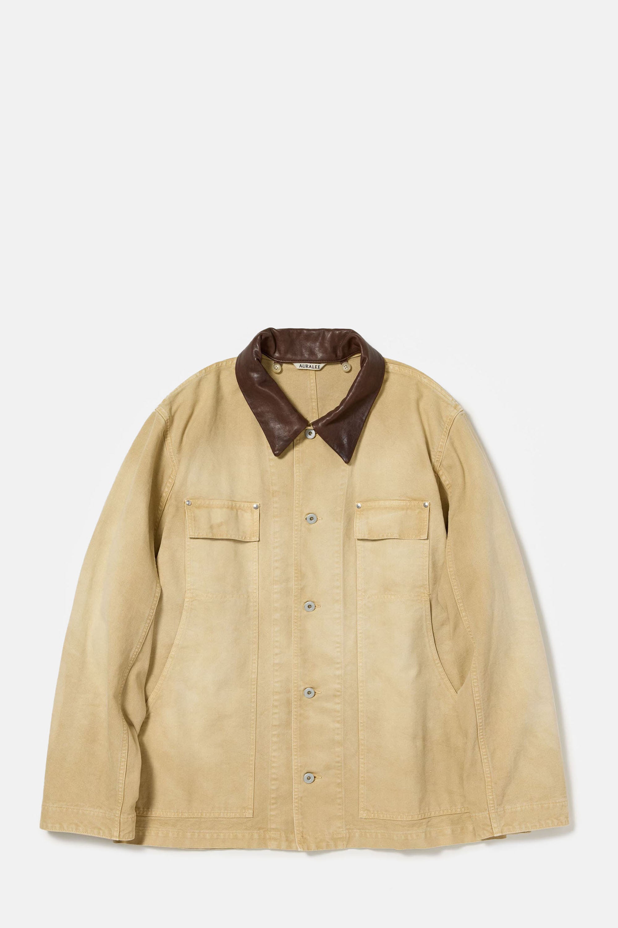 オーラリー　ORGANIC COTTON DUCK BLOUSON AURALEE / Product Dyed Organic Cotton Duck Blouson | twelve
