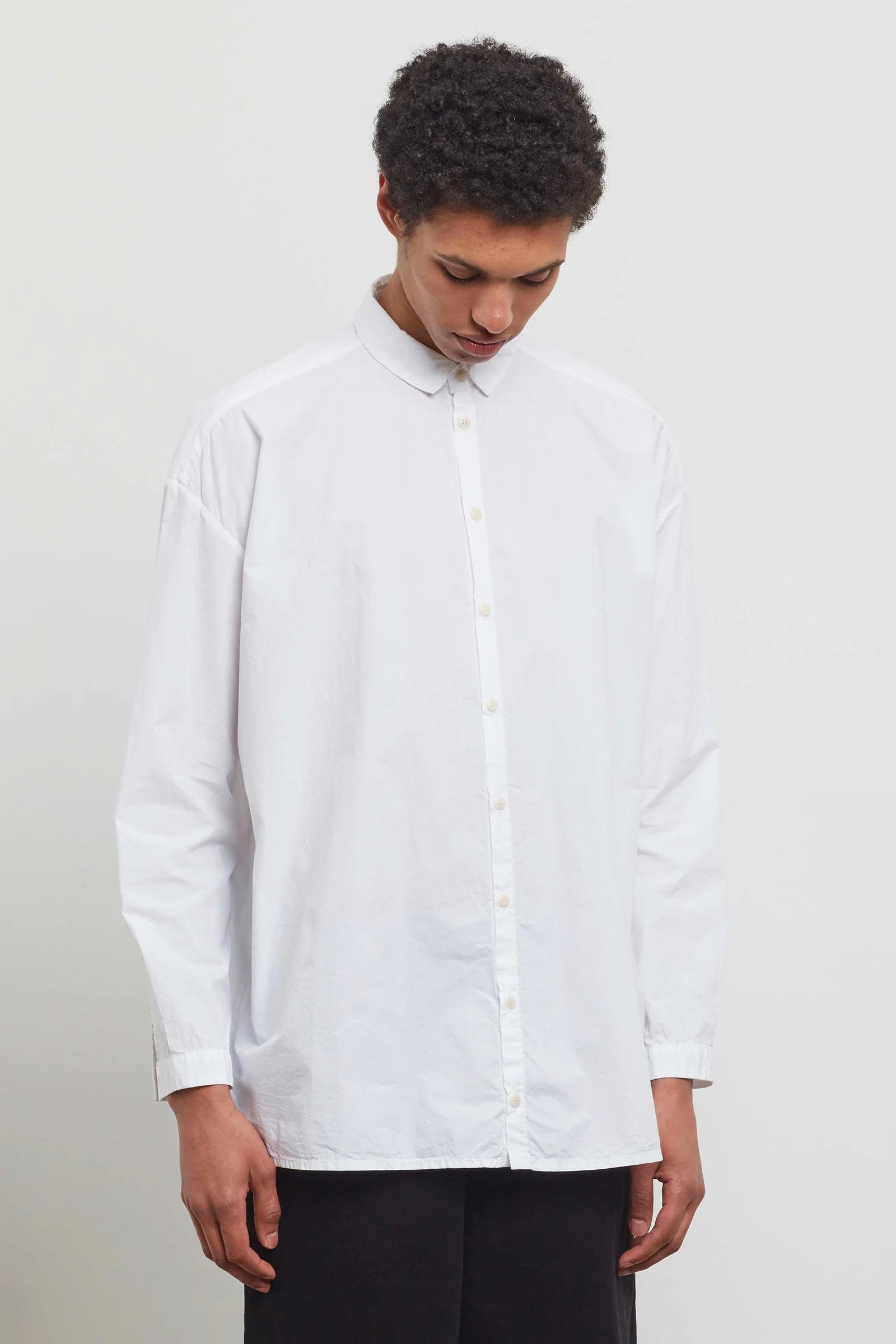 The Draughtsman Shirt / Poplin Chalk