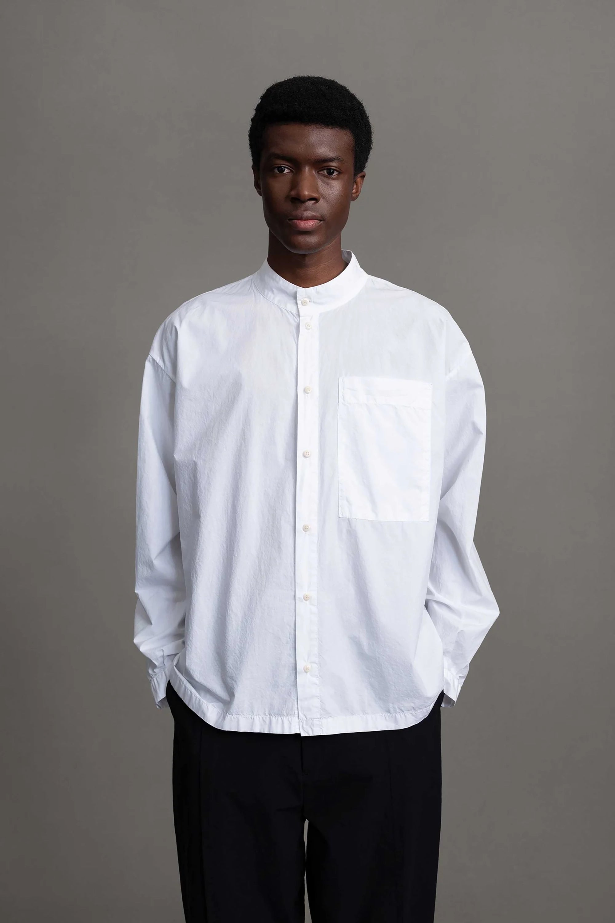 The Physician Shirt / Poplin Chalk