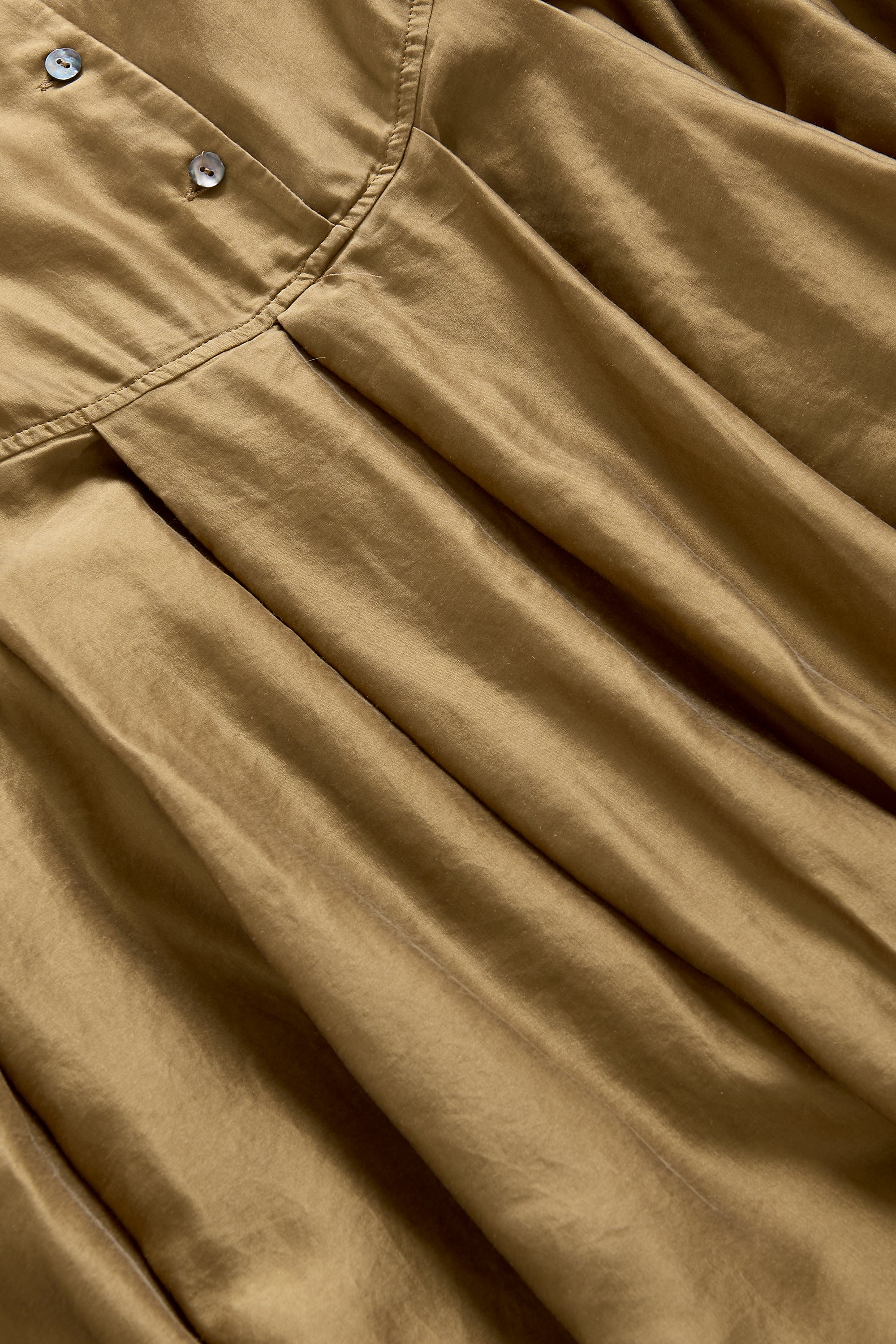 Gold Pleated Collar Dress Sc