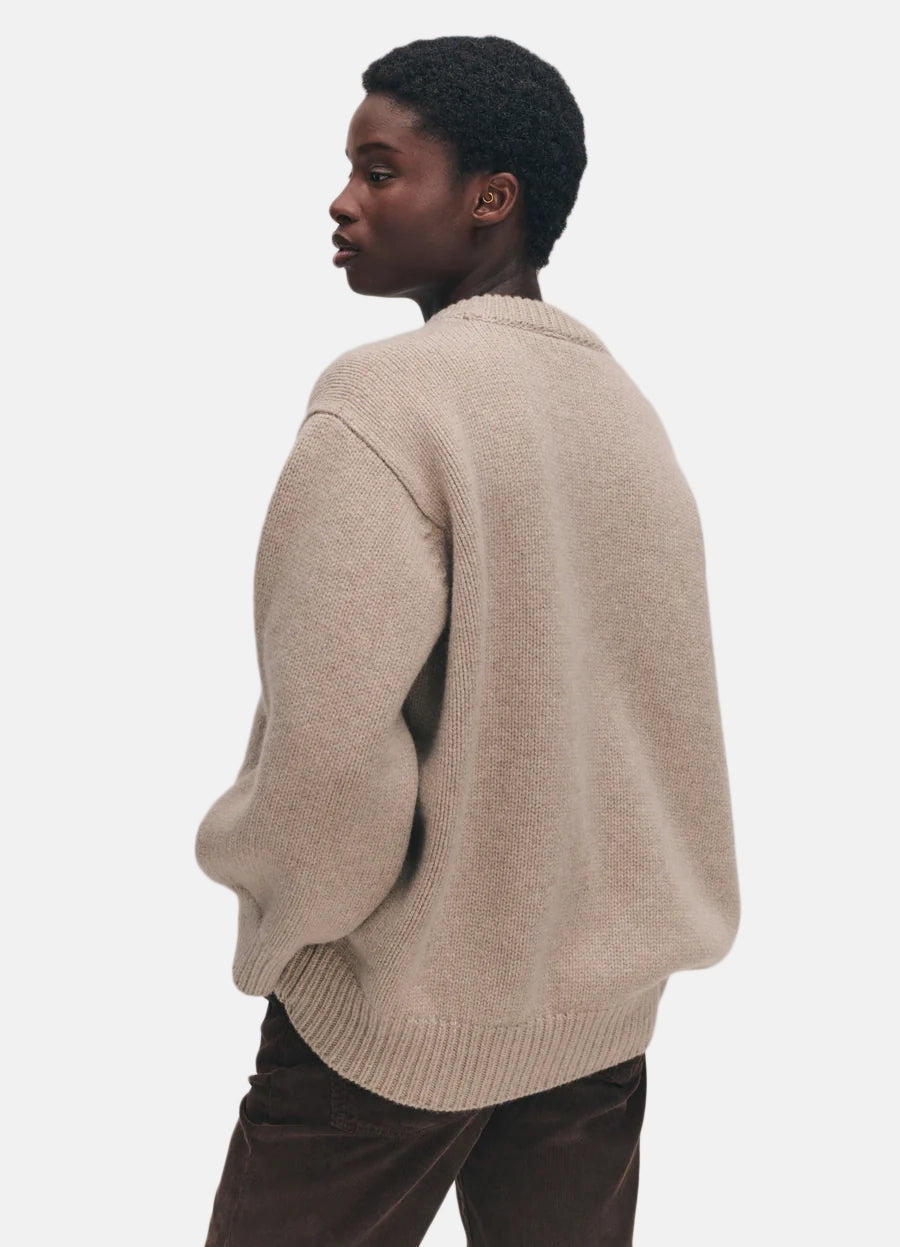 Oat Caragh Chunky Crewneck