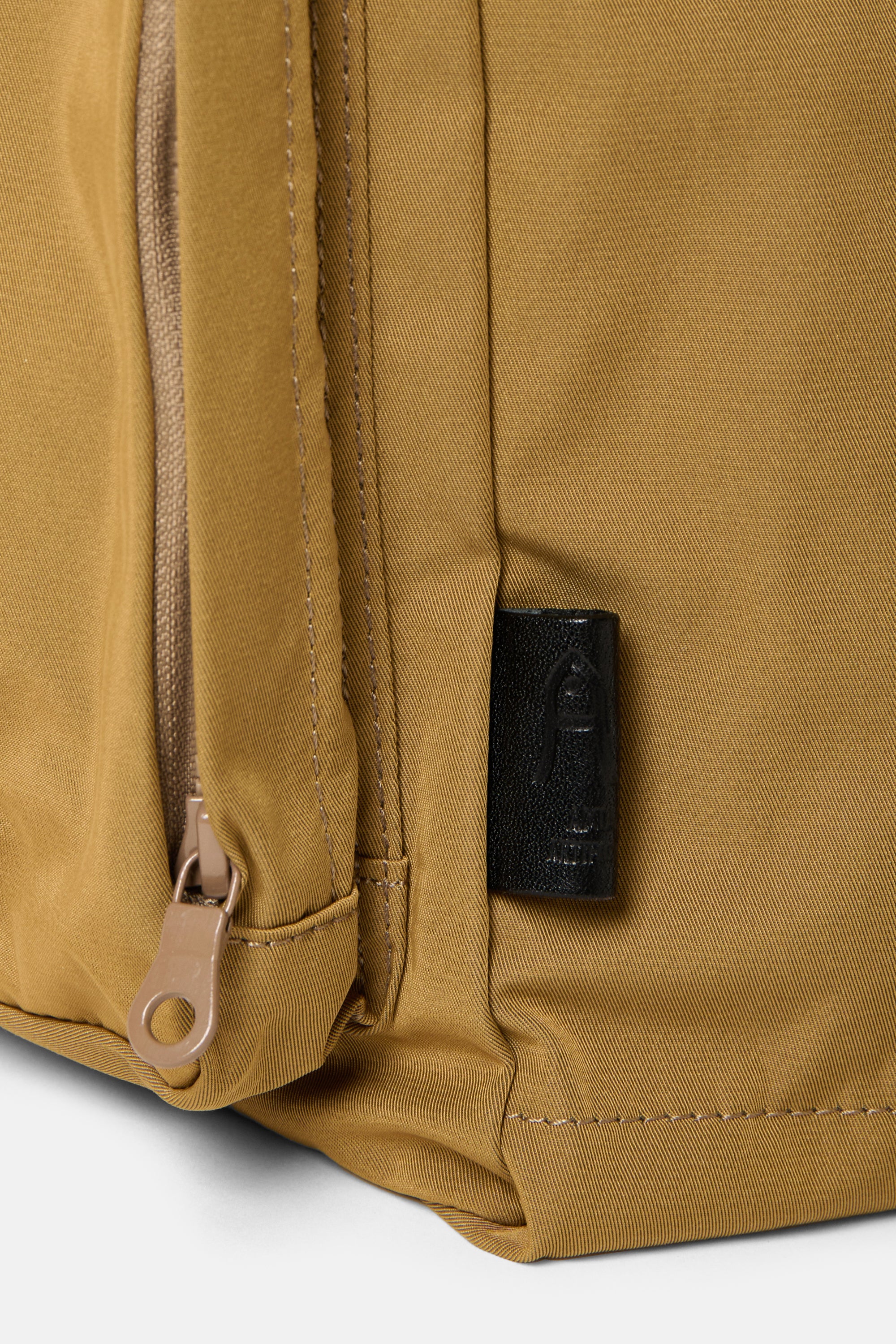 Beige Gabardine Backpack