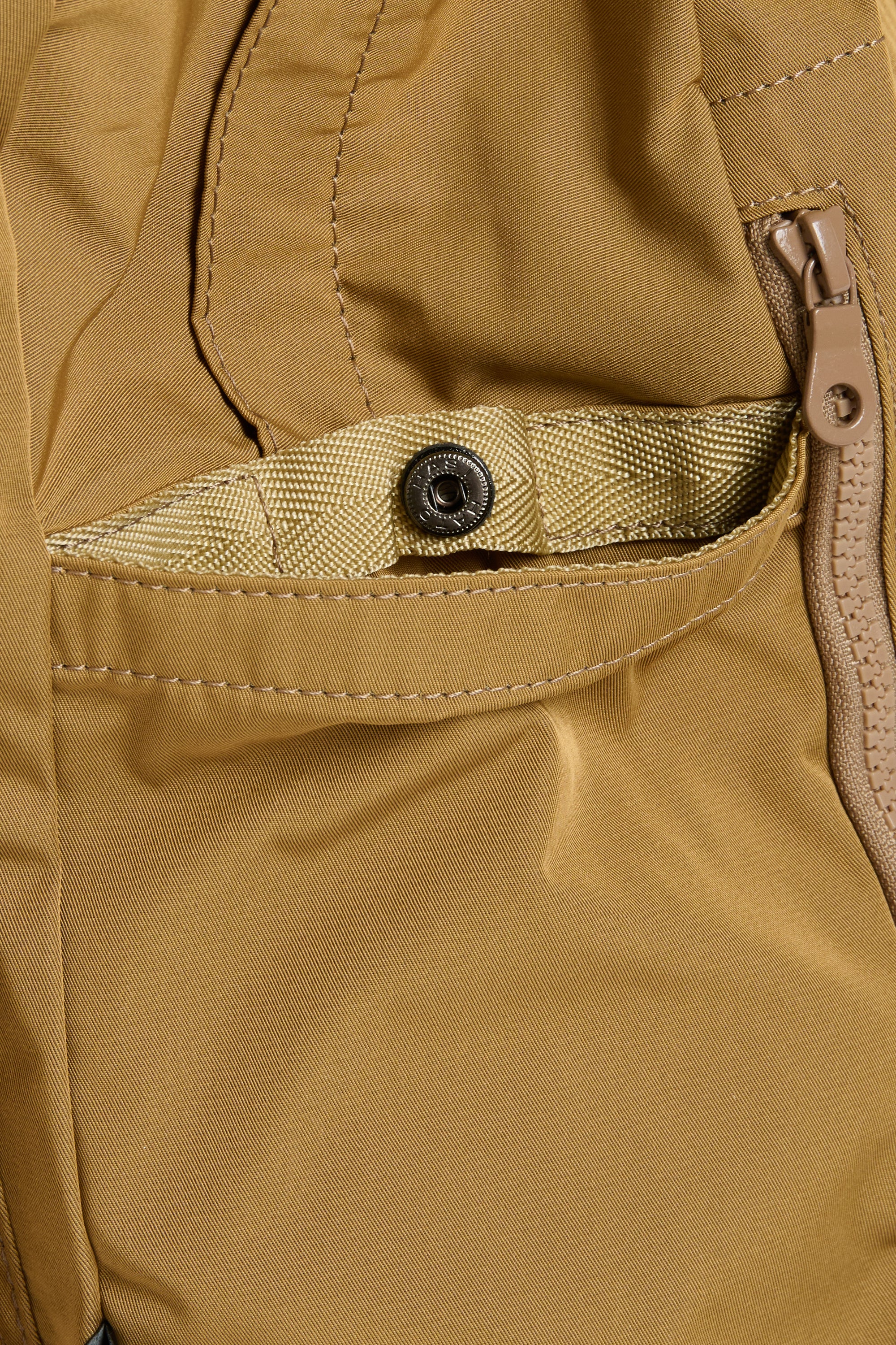 Beige Gabardine Backpack