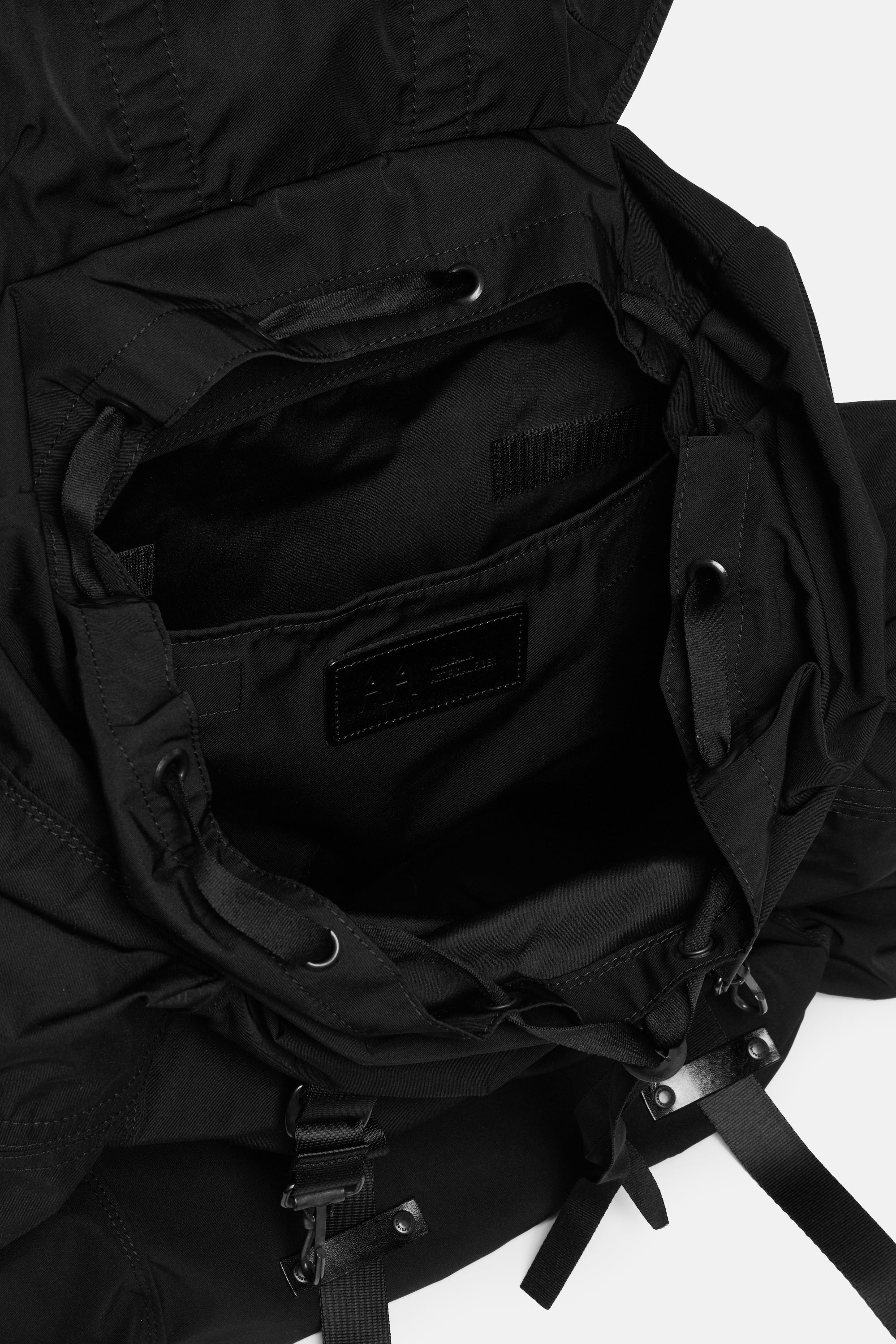 Black Gabardine Backpack XL