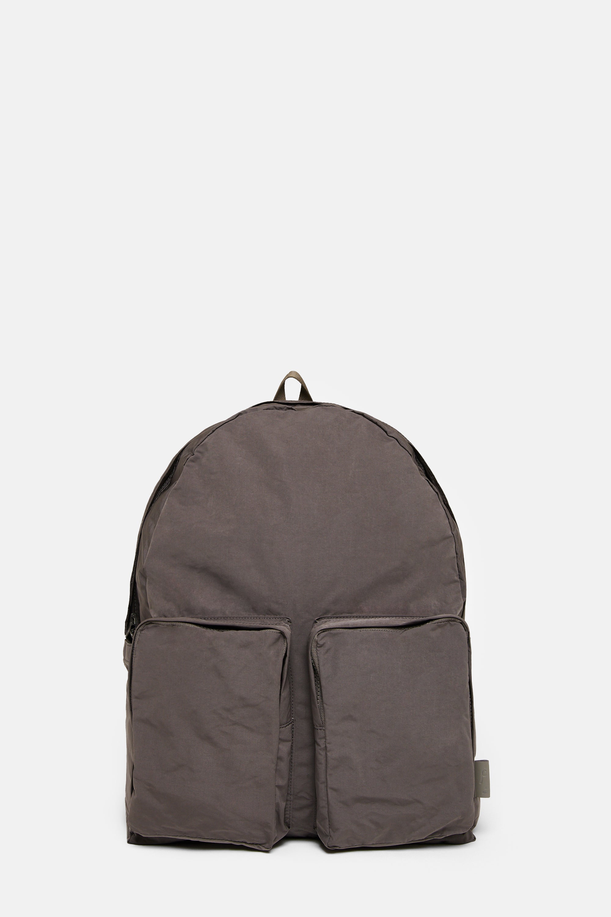Grey Split Yarn Backpack