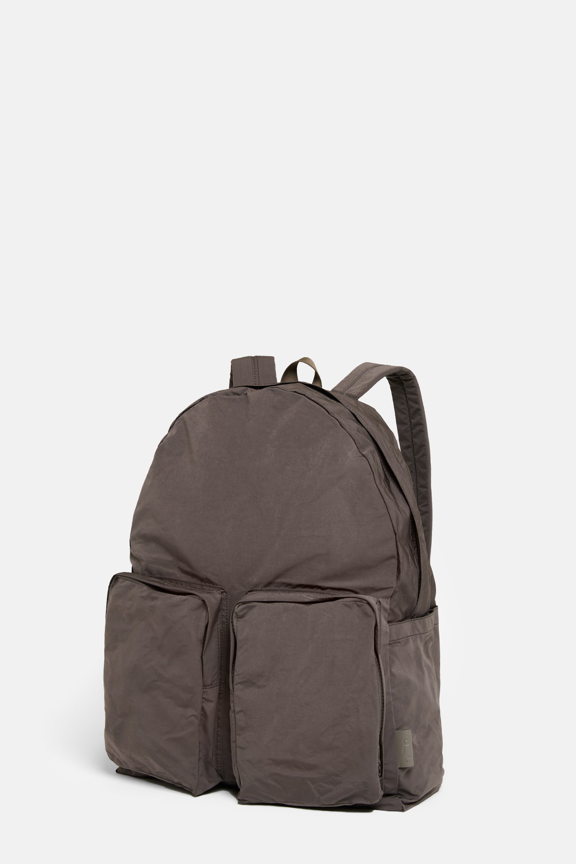 Grey Split Yarn Backpack