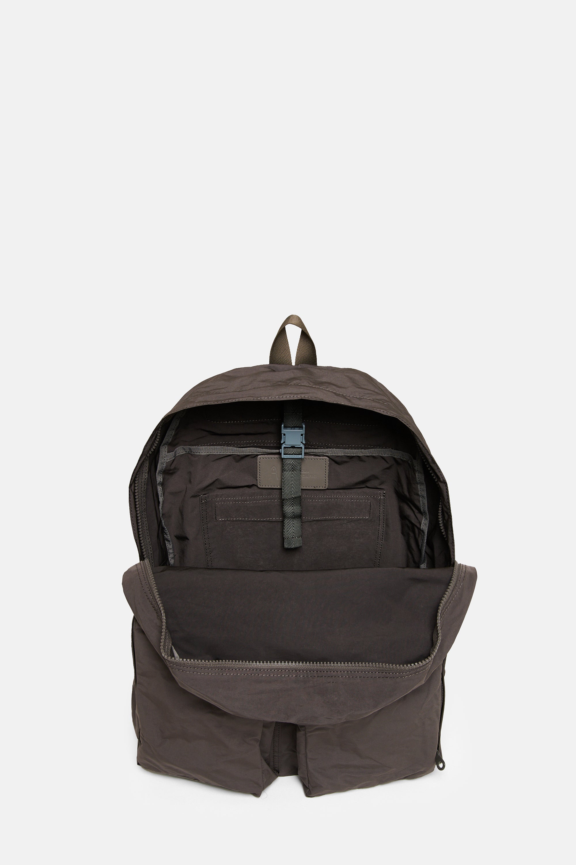 Grey Split Yarn Backpack