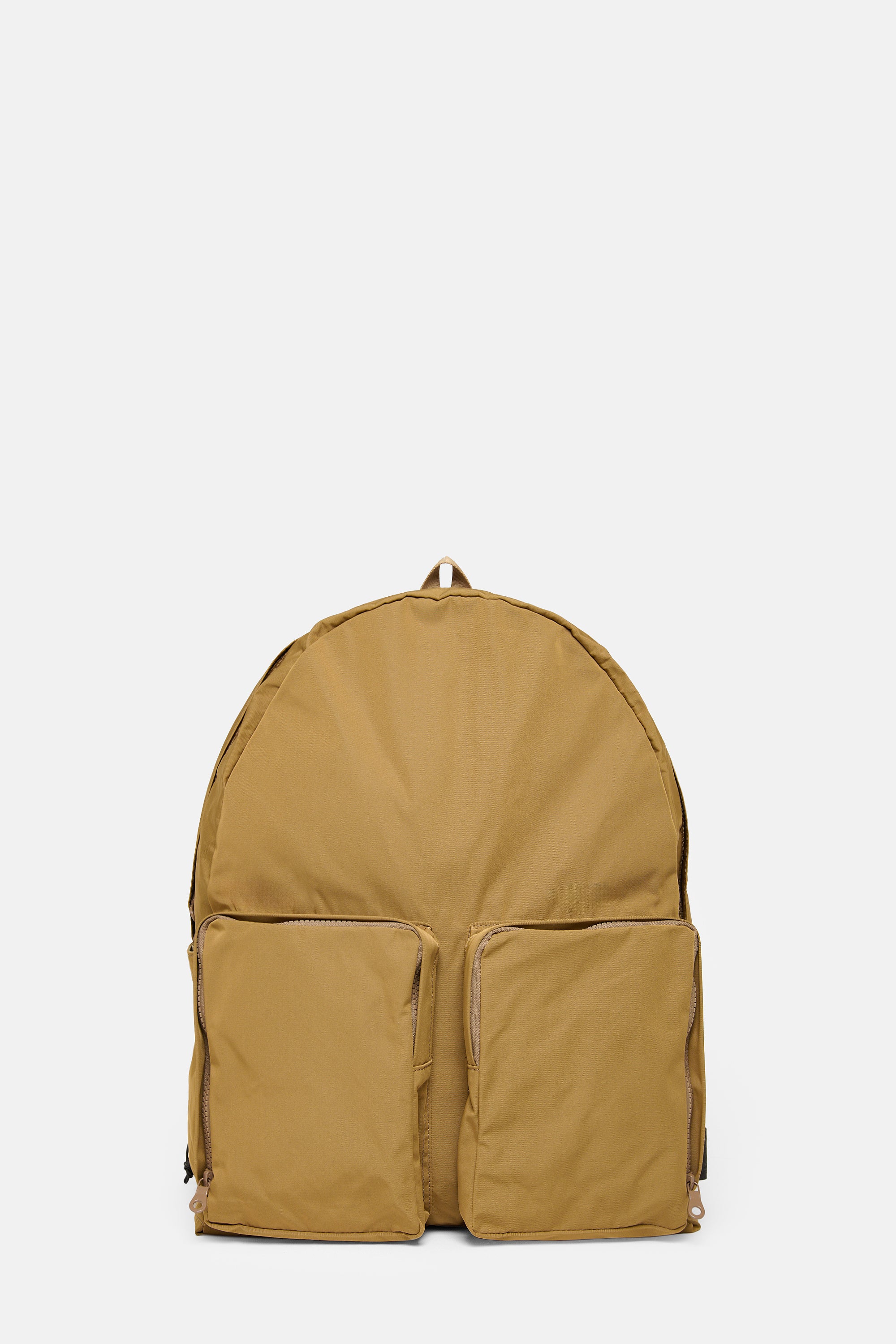 Beige Gabardine Backpack