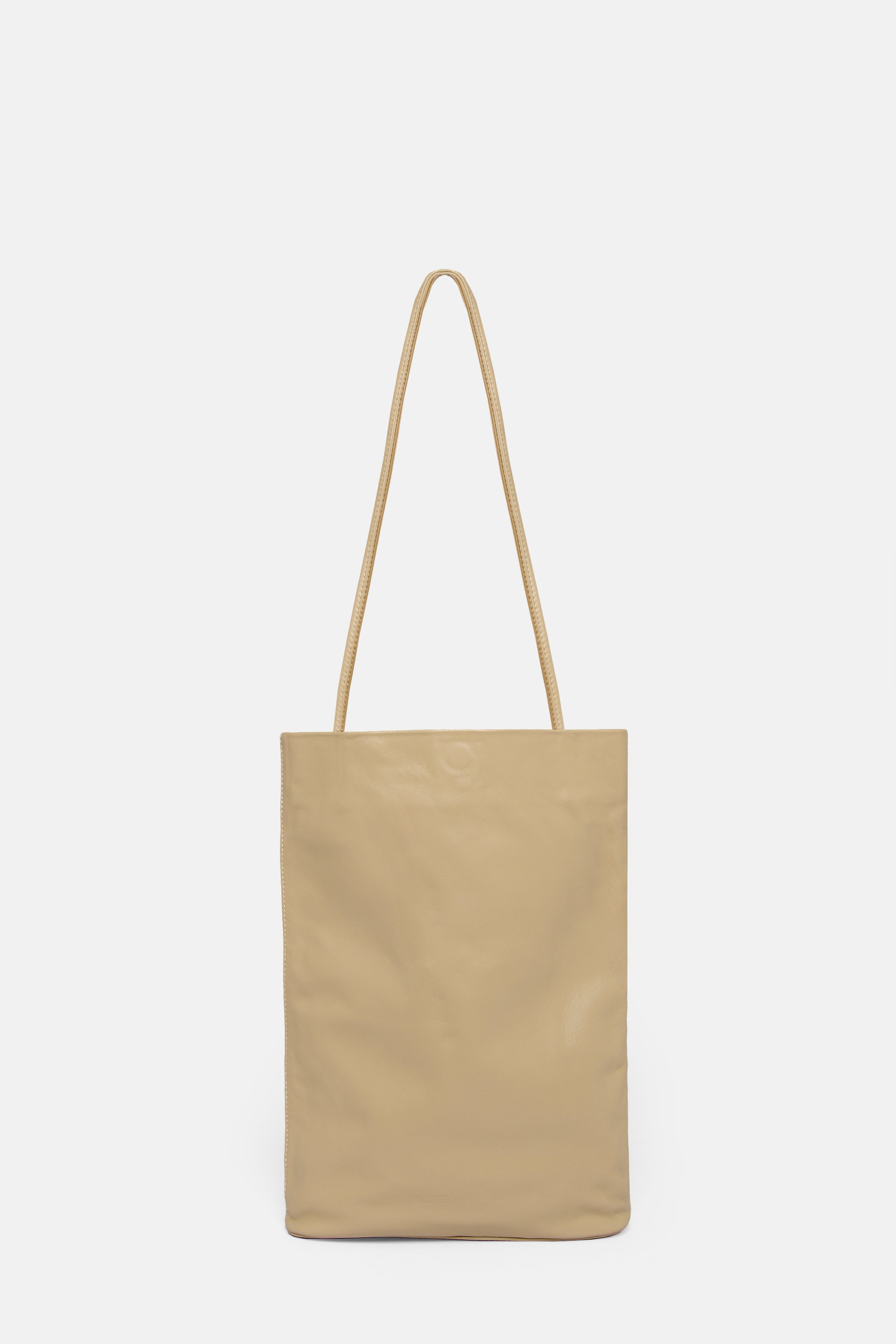 Taupe Narrow Oval Tote